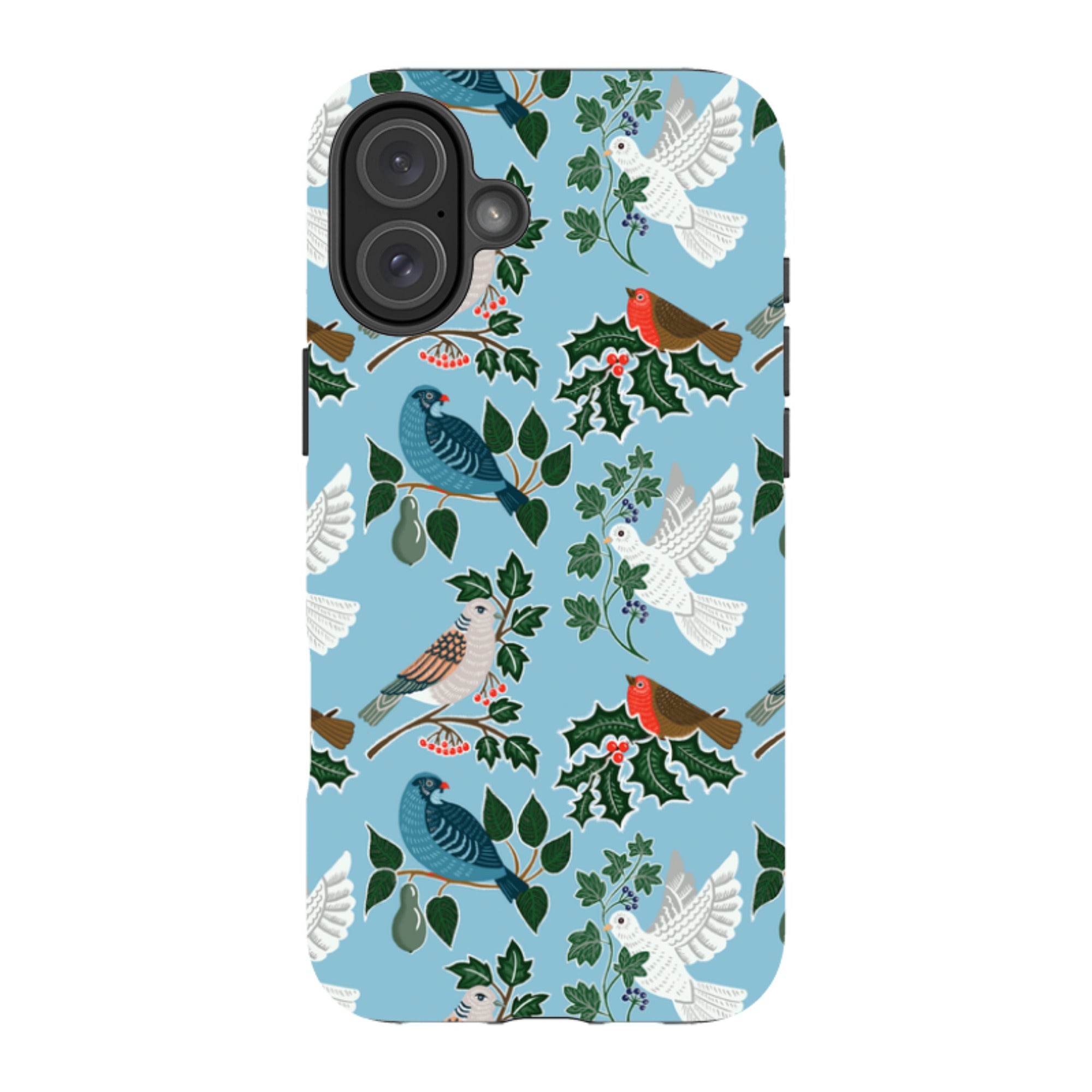 iPhone Tough Case - Winter Birds-2 By kate Heiss