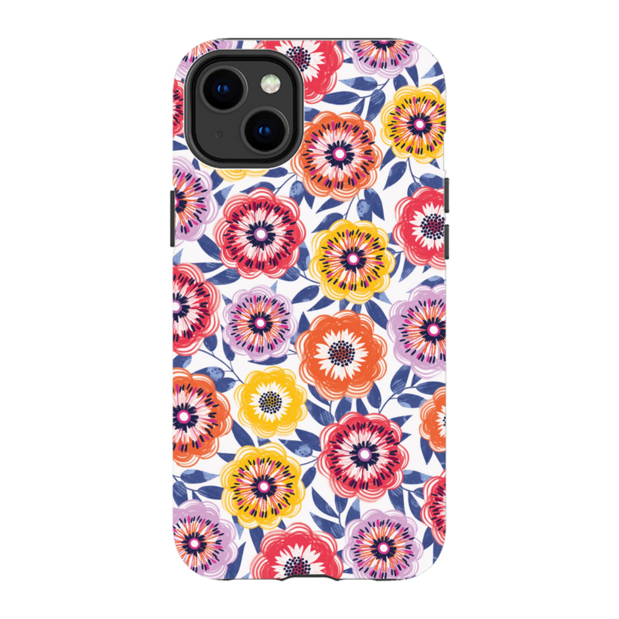 iPhone Tough Case - Bright Blooms I By Ali Brookes