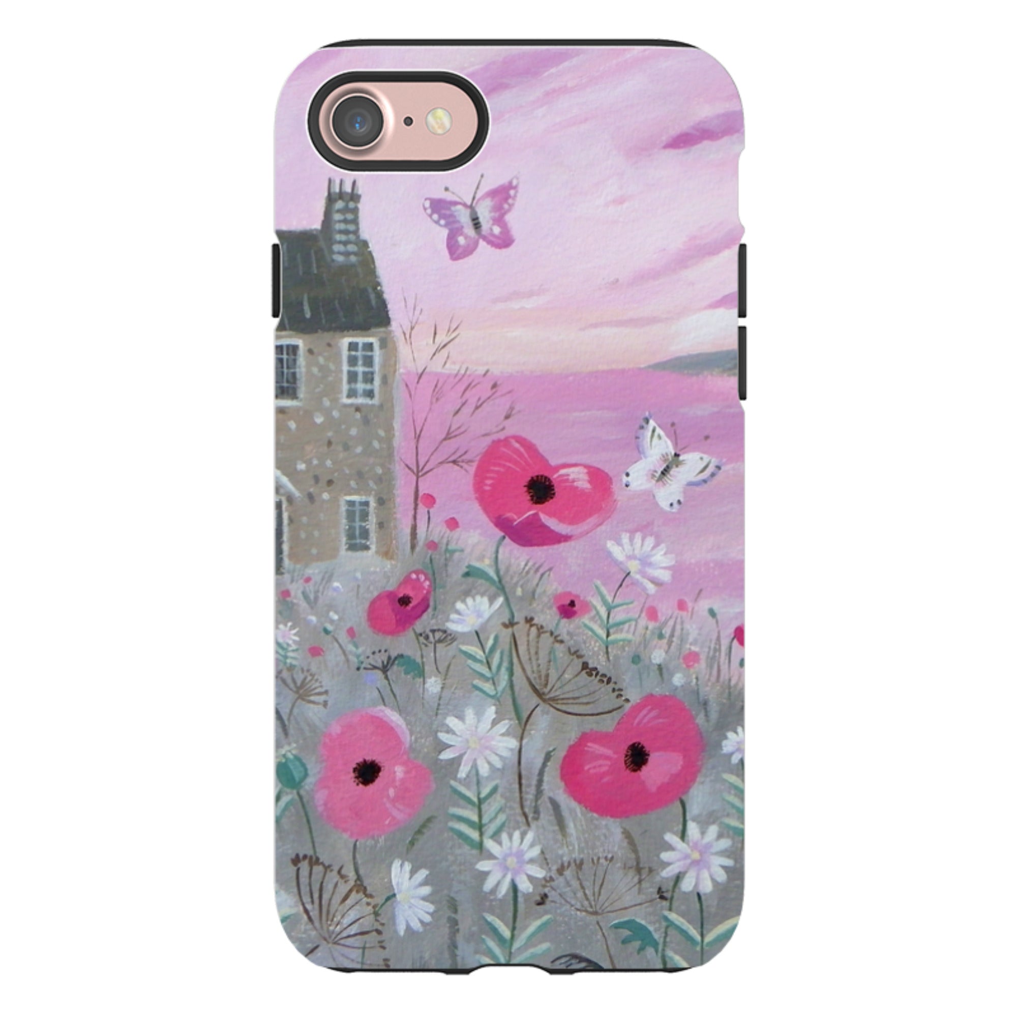iPhone Tough Case - Seaside Flowers By Mary Stubberfield