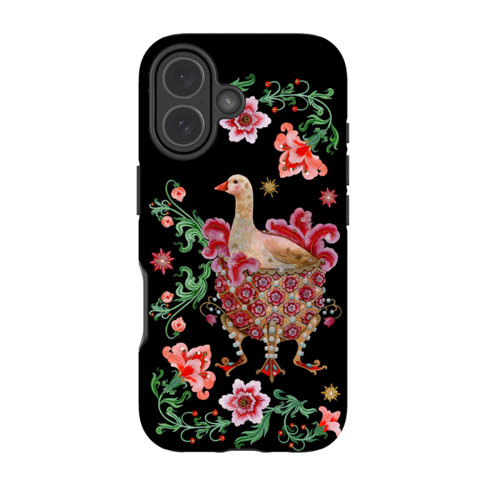 iPhone MagSafe Tough Case - Six Geese A Laying By Maria Matos