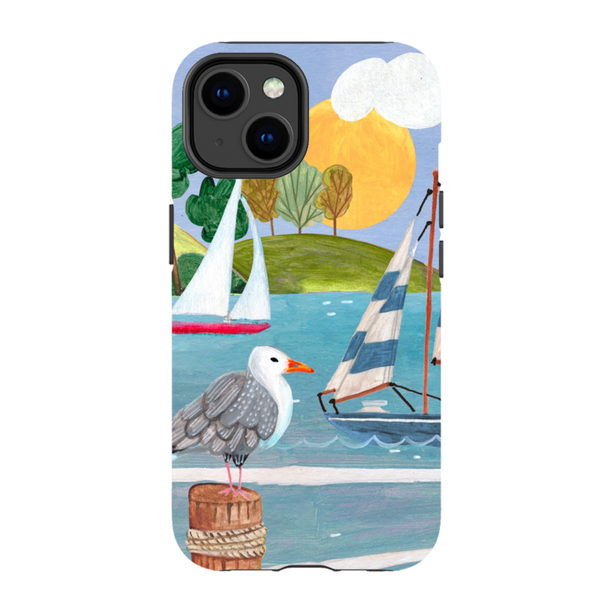 iPhone Tough Case - Sailing By Caroline Bonne Muller