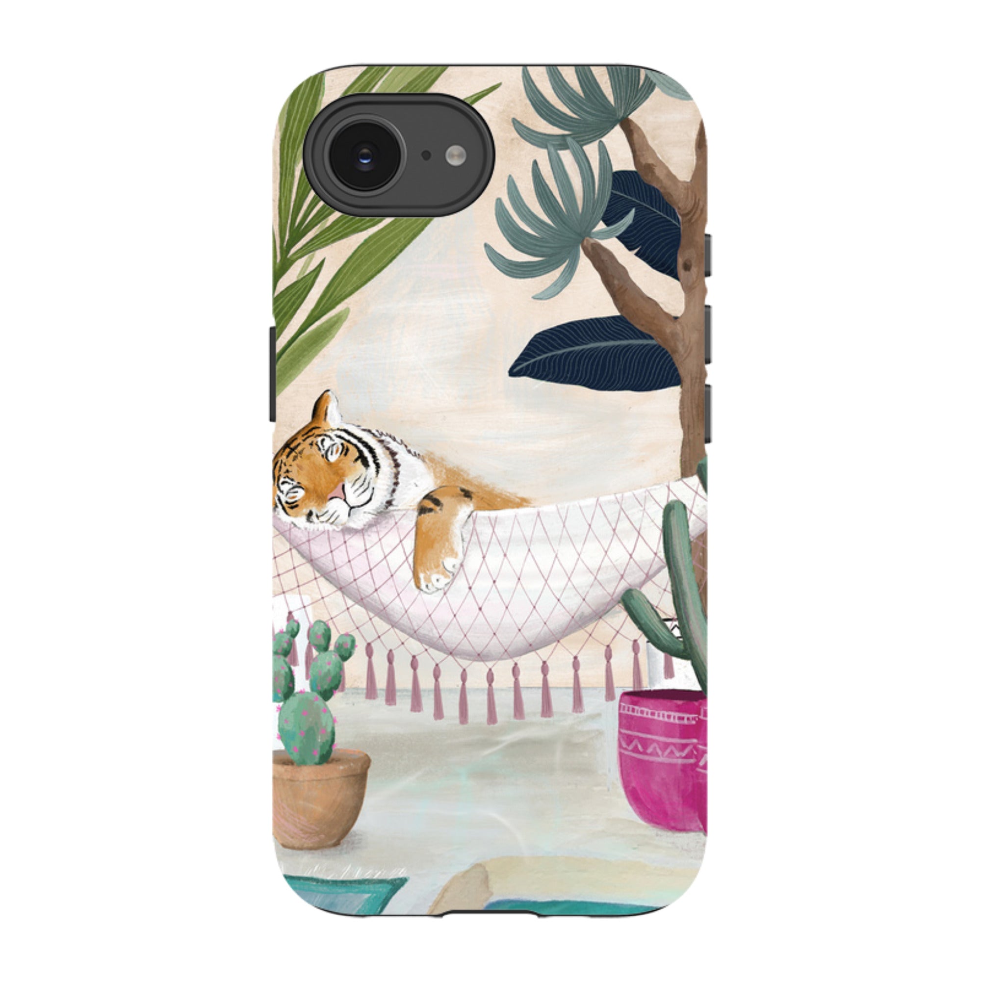 iPhone Tough Case - Tiger Hammock By Bex Parkin