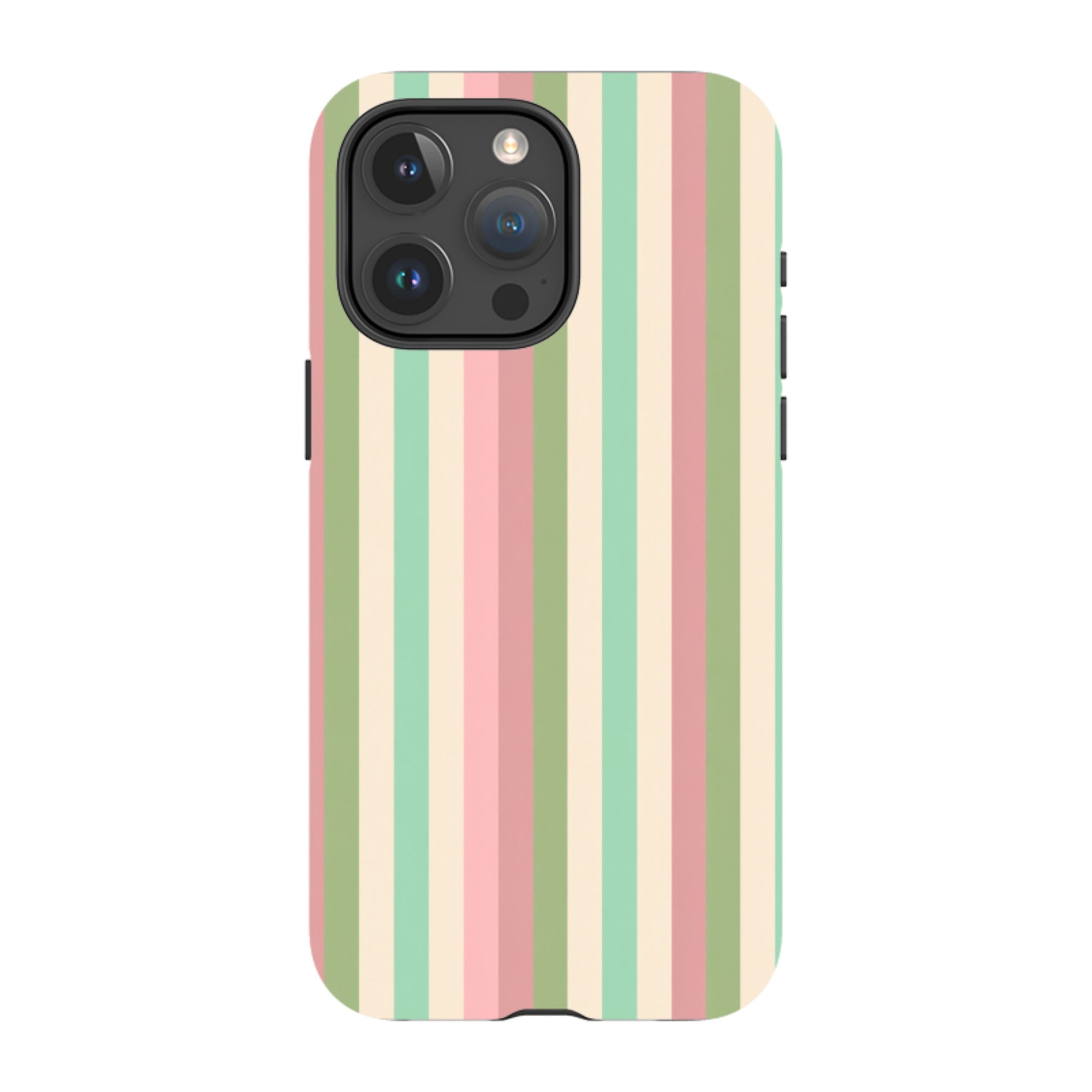 iPhone MagSafe Tough Case - Pastel Stripe