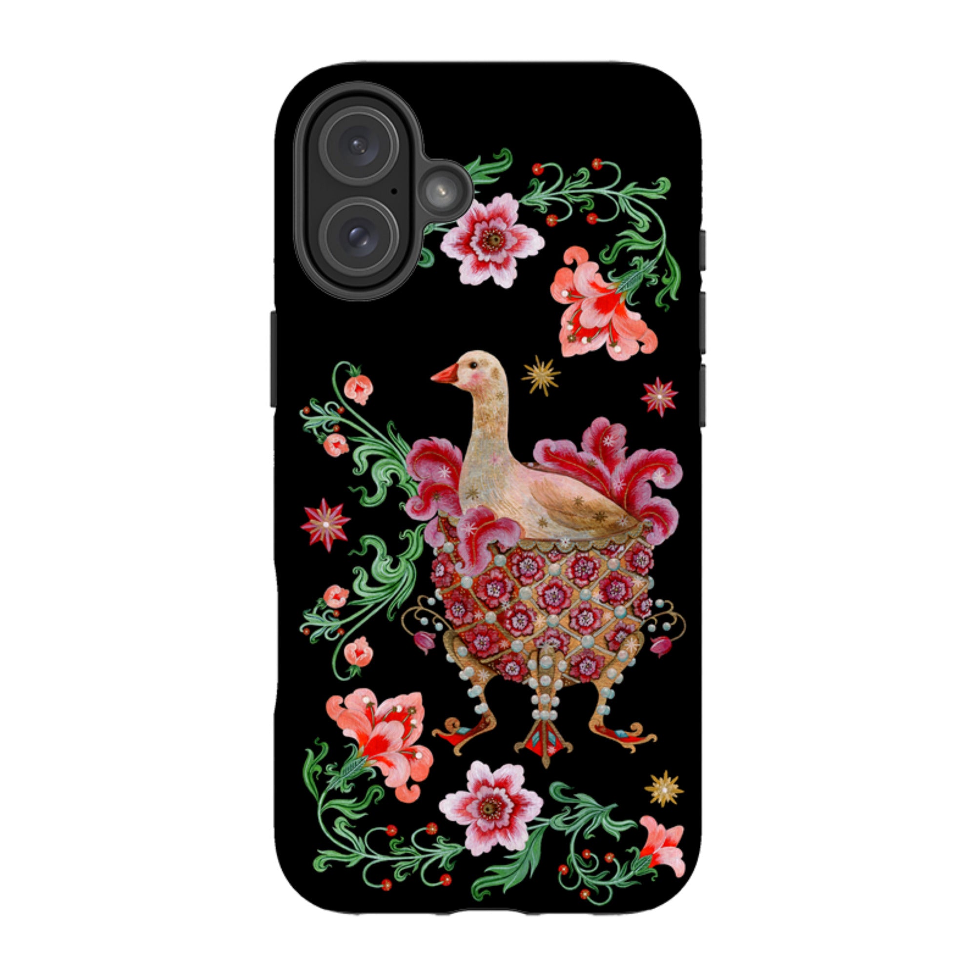 iPhone MagSafe Tough Case - Six Geese A Laying By Maria Matos