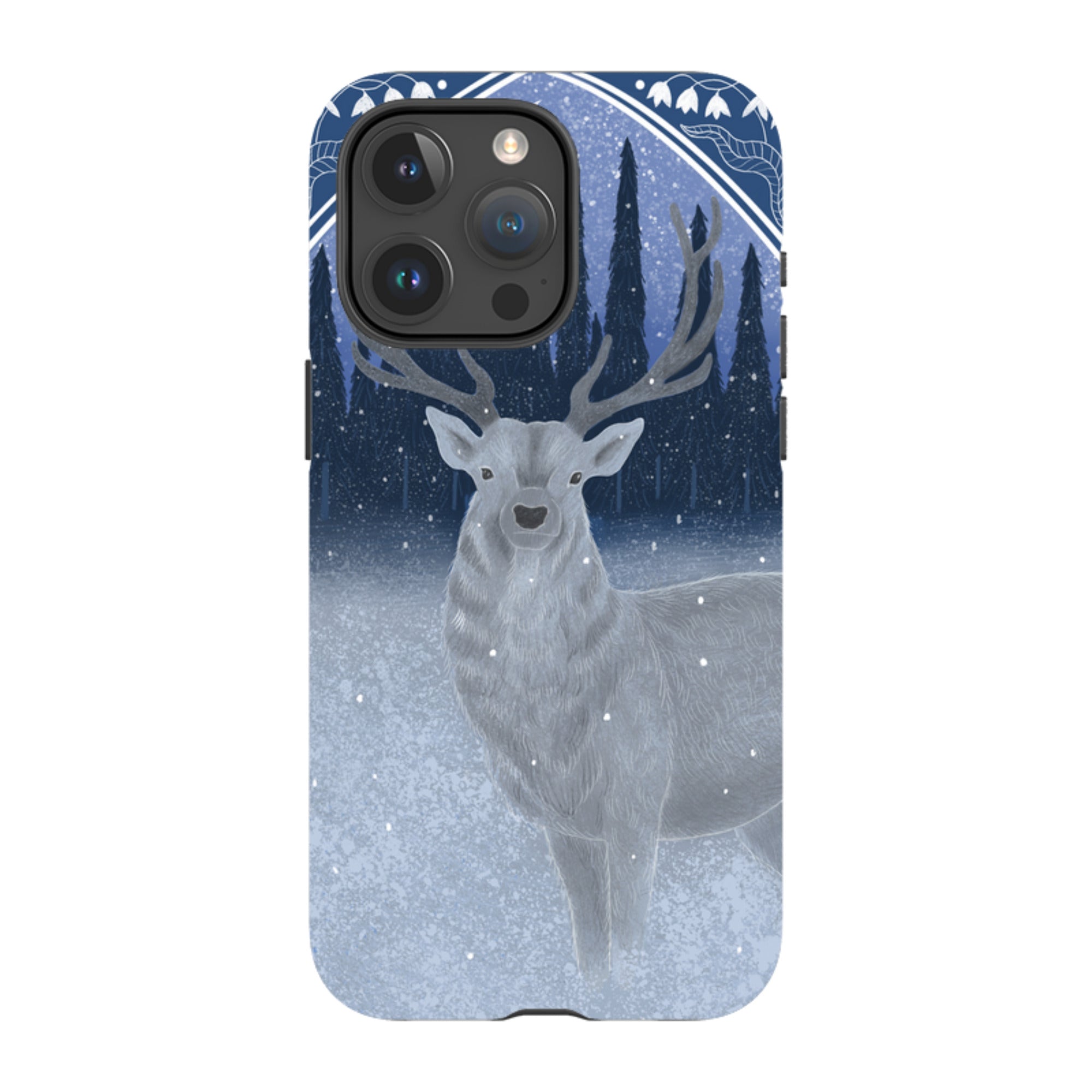 iPhone MagSafe Tough Case -  Winter Stag By Bex Parkin