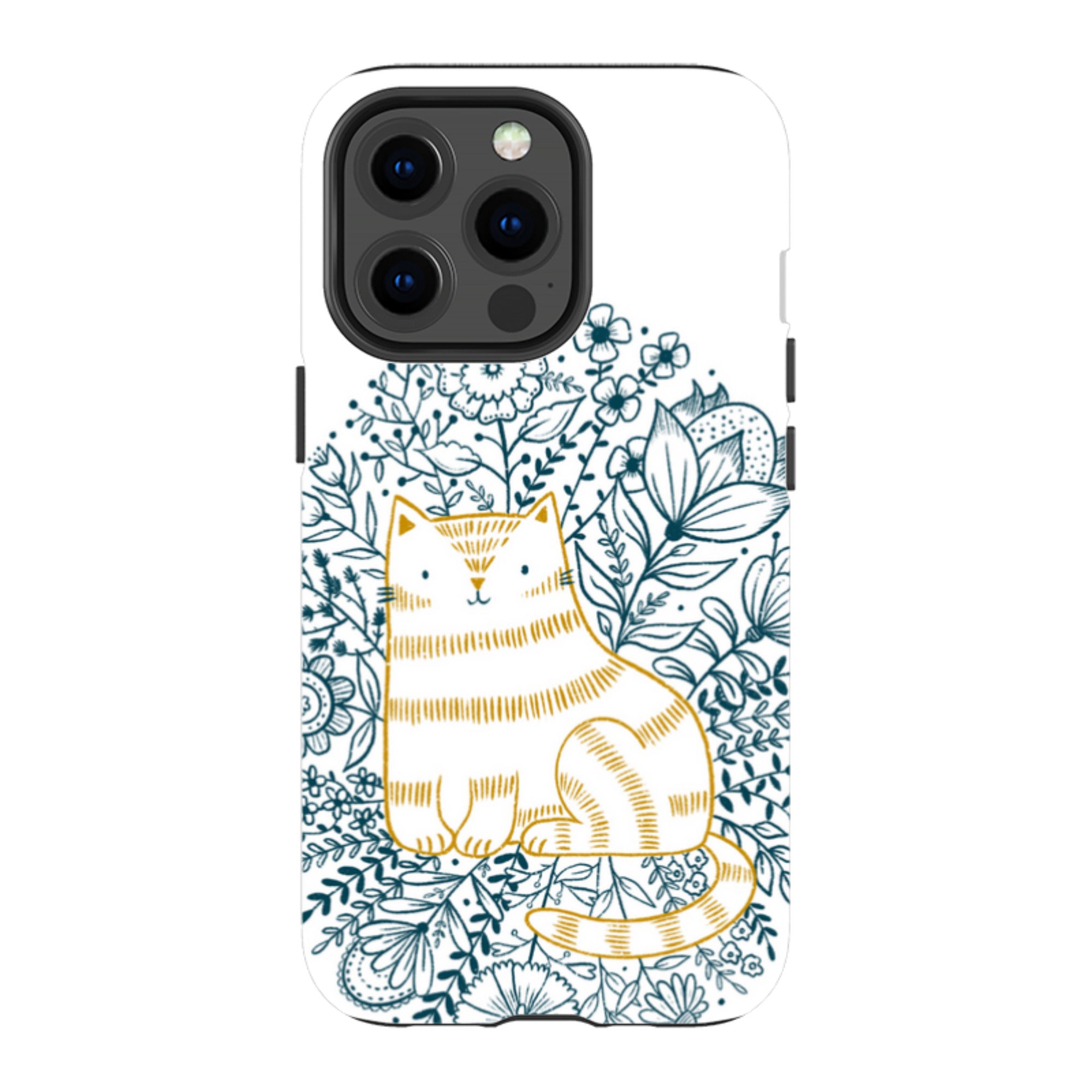 iPhone Tough Case - Cat Design By Suzy Taylor