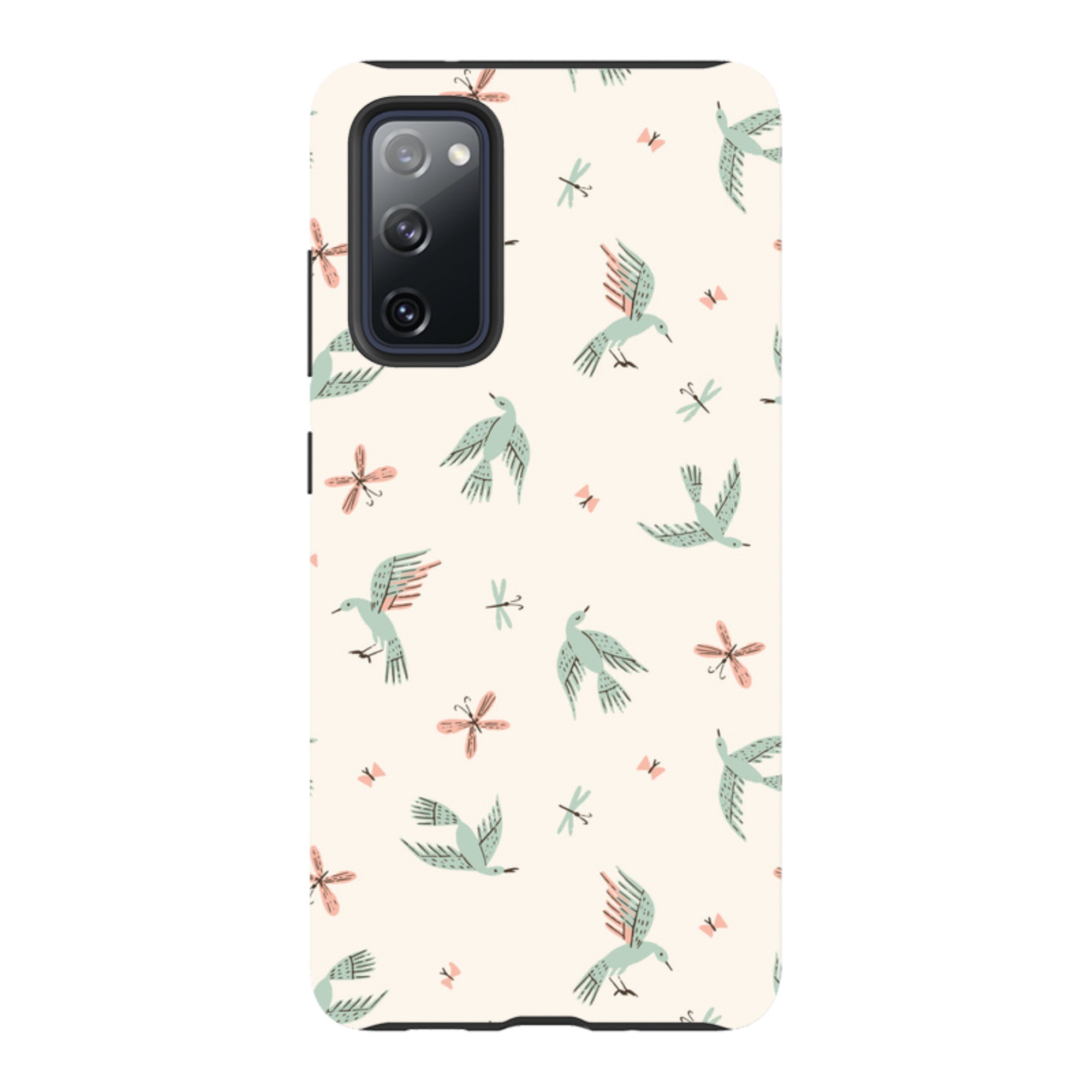 Samsung Tough Case - Birds And Butterflies Cream By Meghann Rader