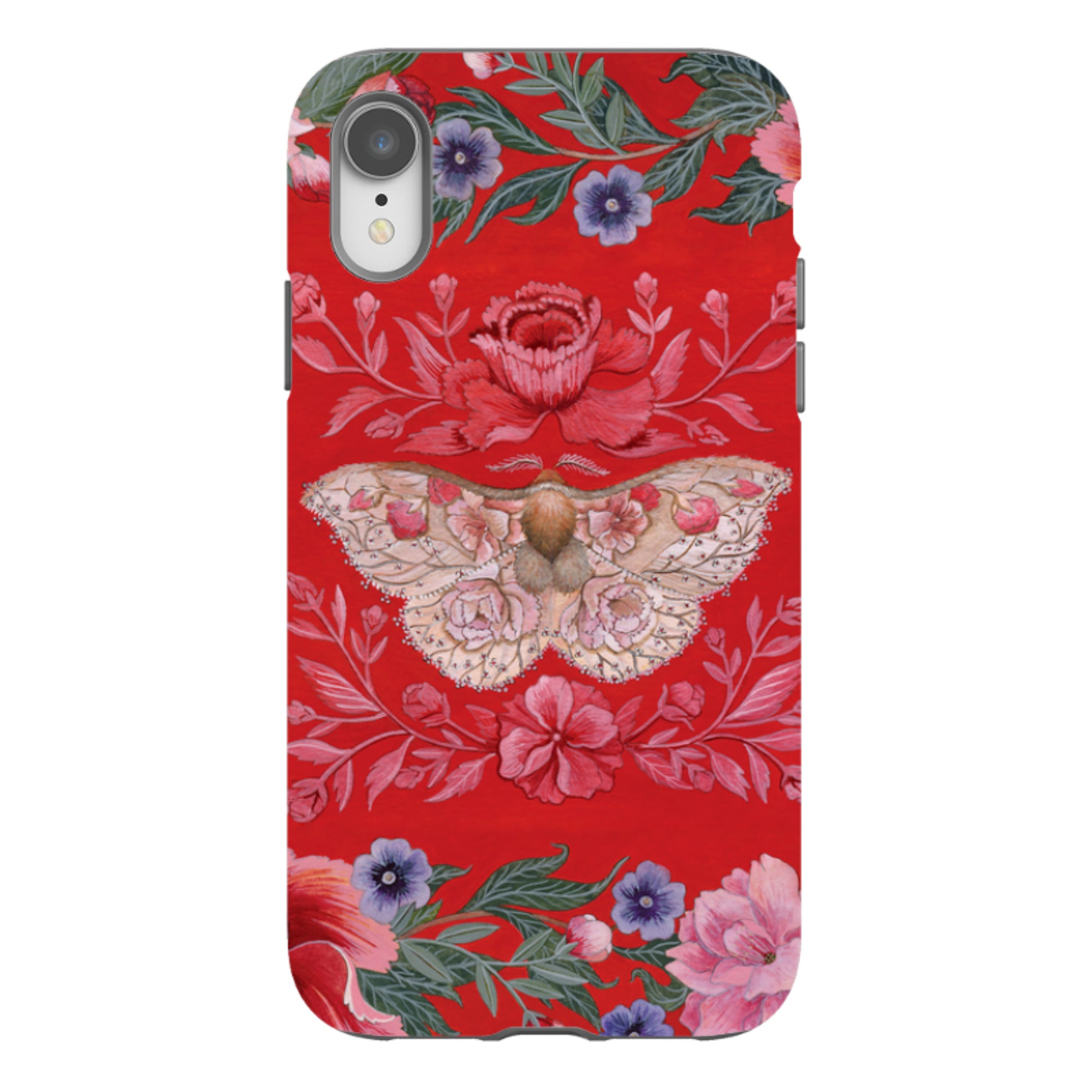 iPhone Tough Case - Blossom Moth By Maria Matos