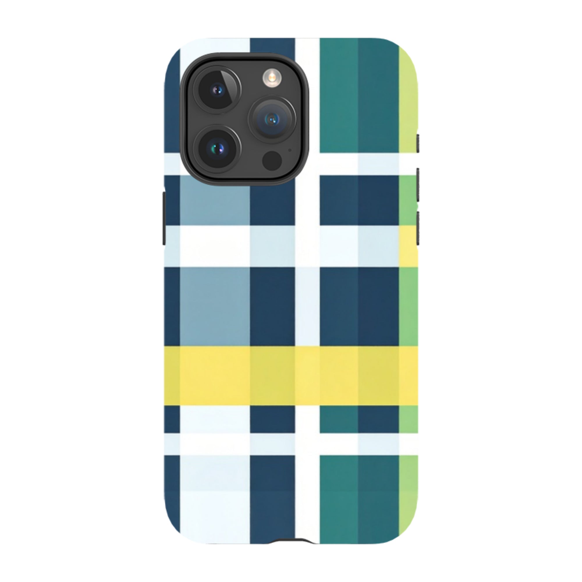 iPhone MagSafe Tough Case - Forest Gingham