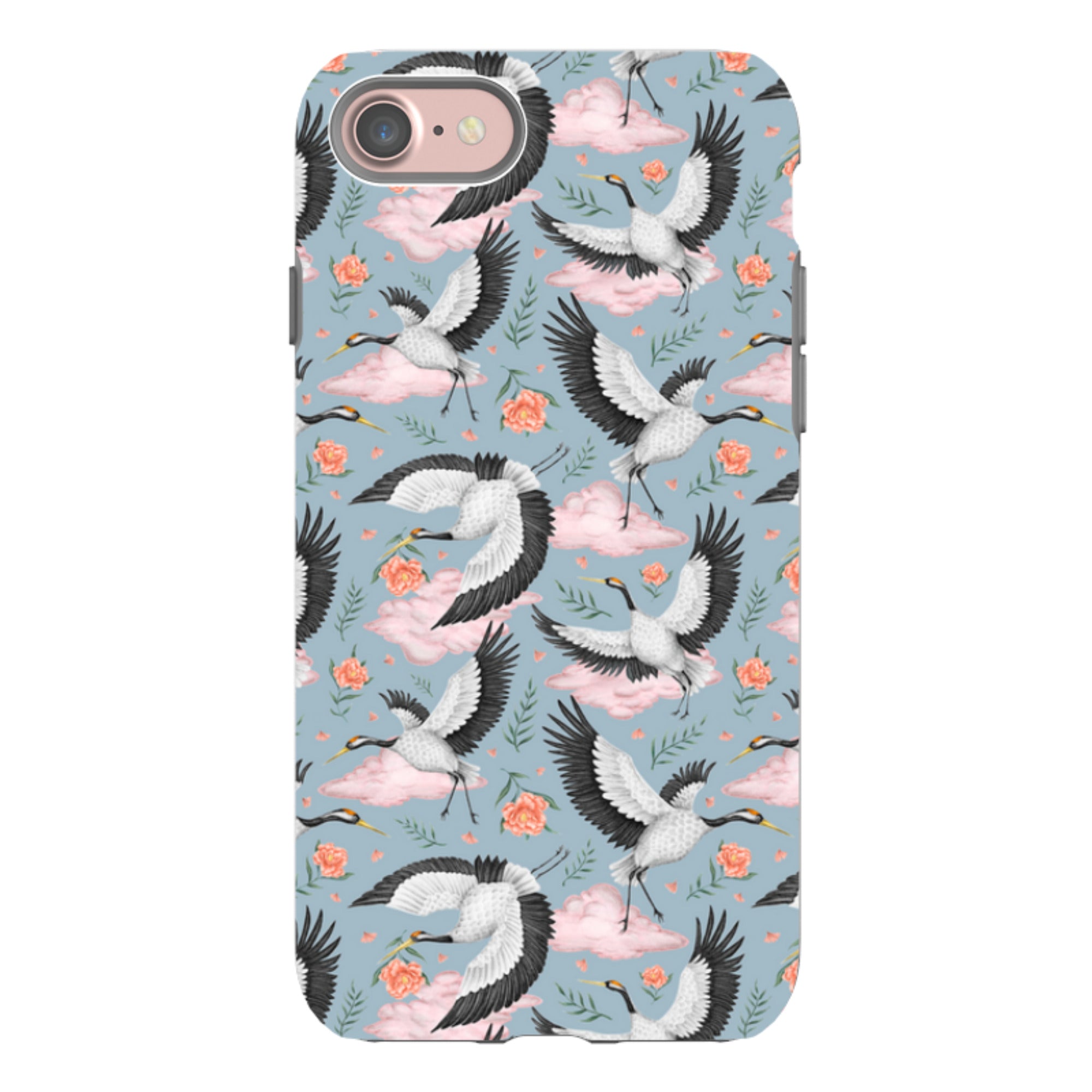 iPhone Tough Case - Flight Of The Cranes By Catherine Rowe