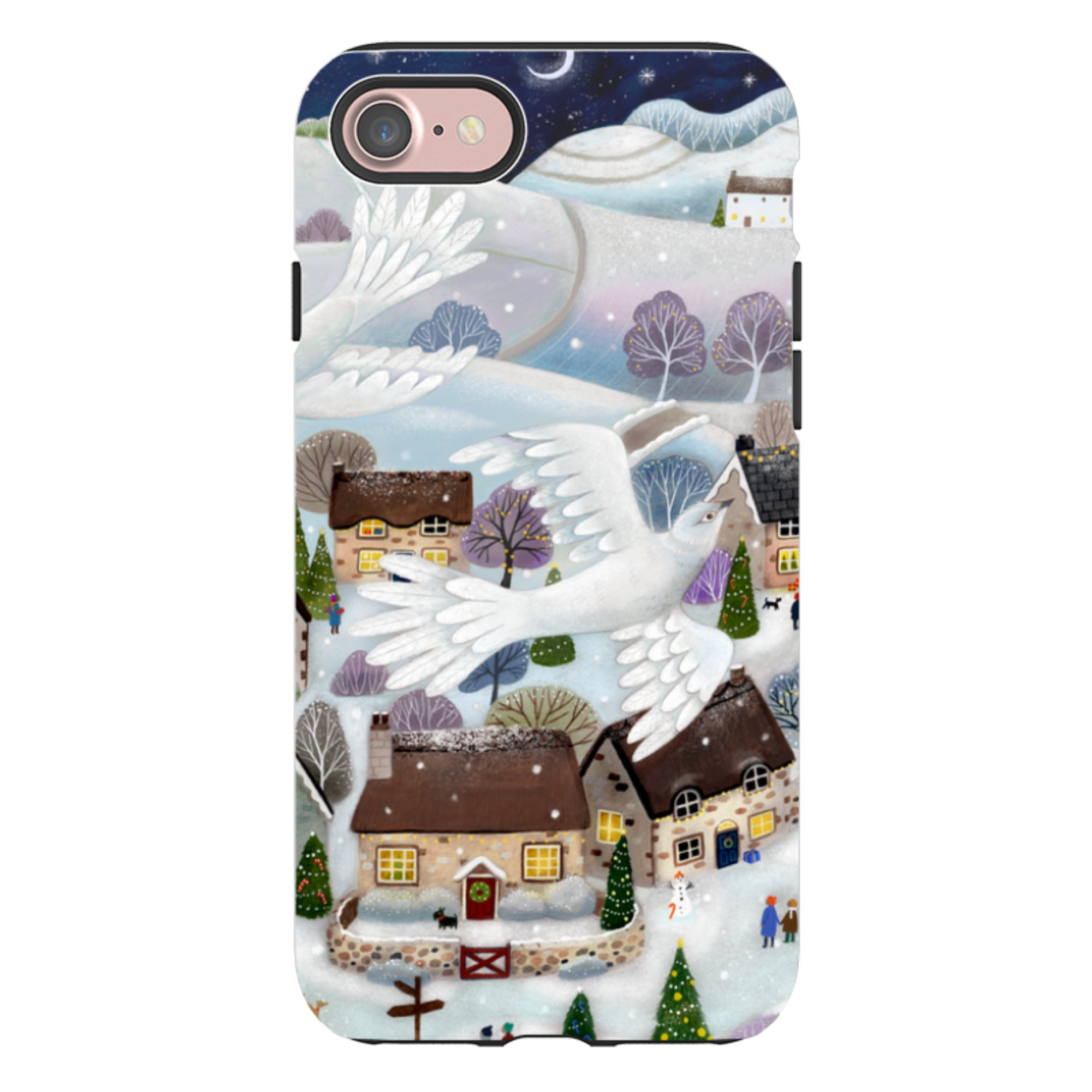 iPhone Tough Case - Advent Doves By Bex Parkin