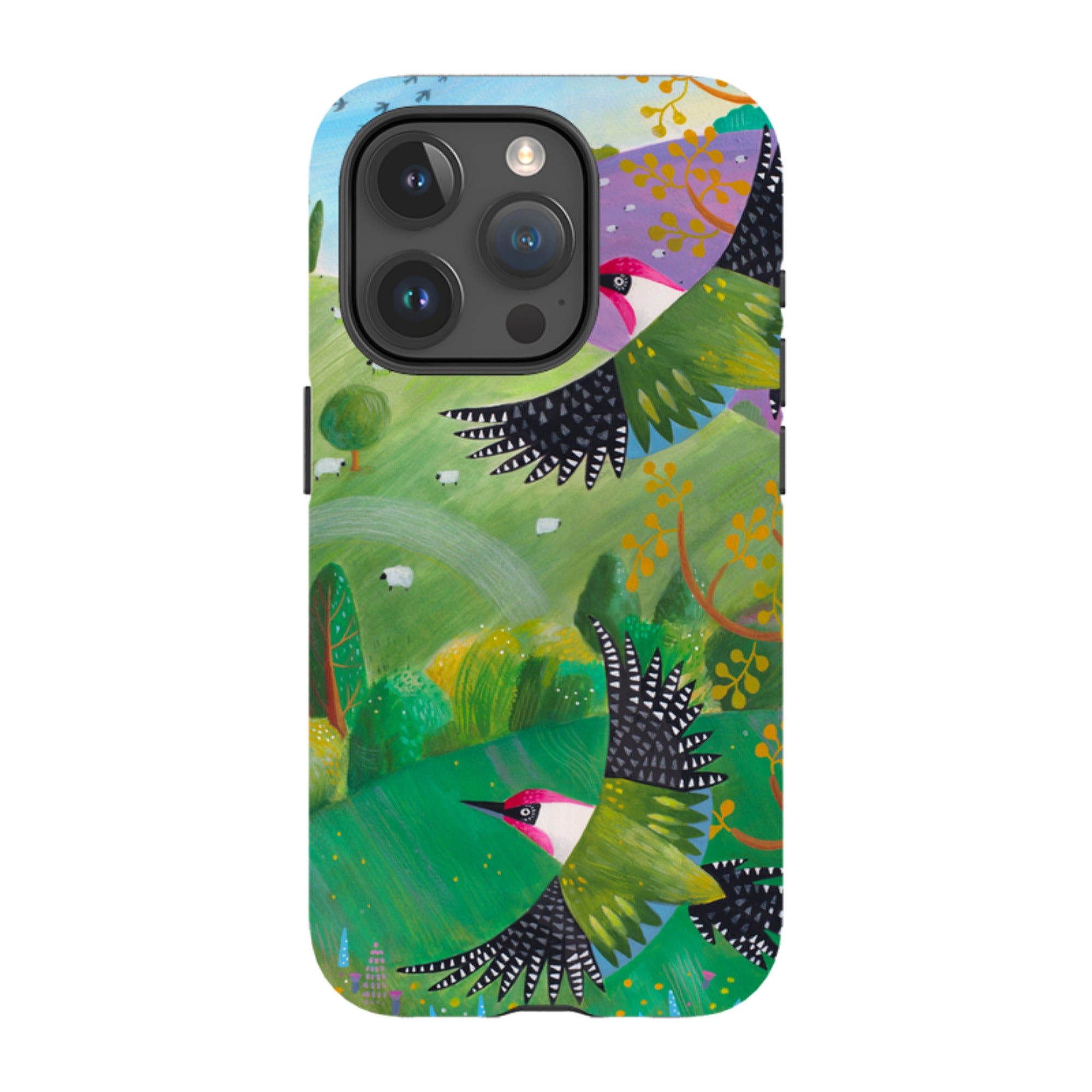iPhone Tough Case - Woodpeckers By Bex Parkin