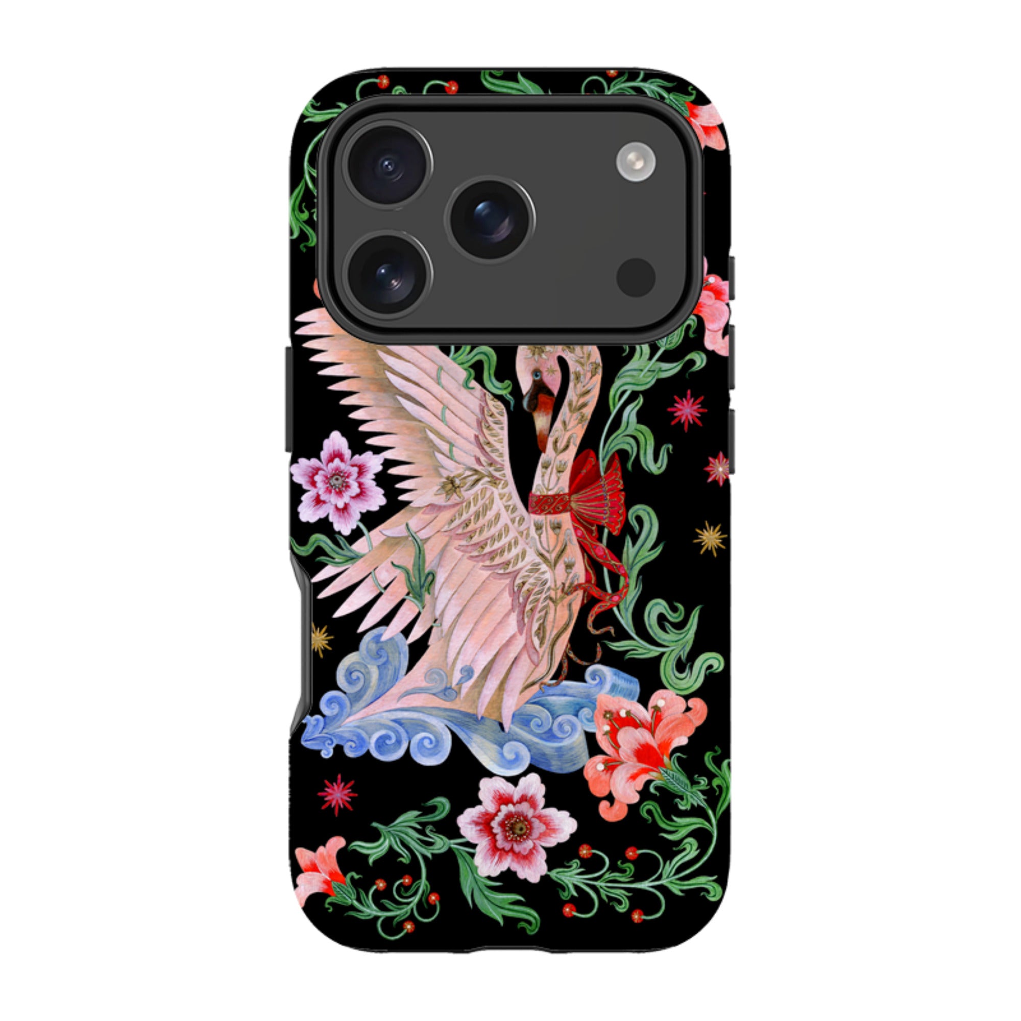 iPhone MagSafe Tough Case - Seven Swans A Swimming By Maria Matos