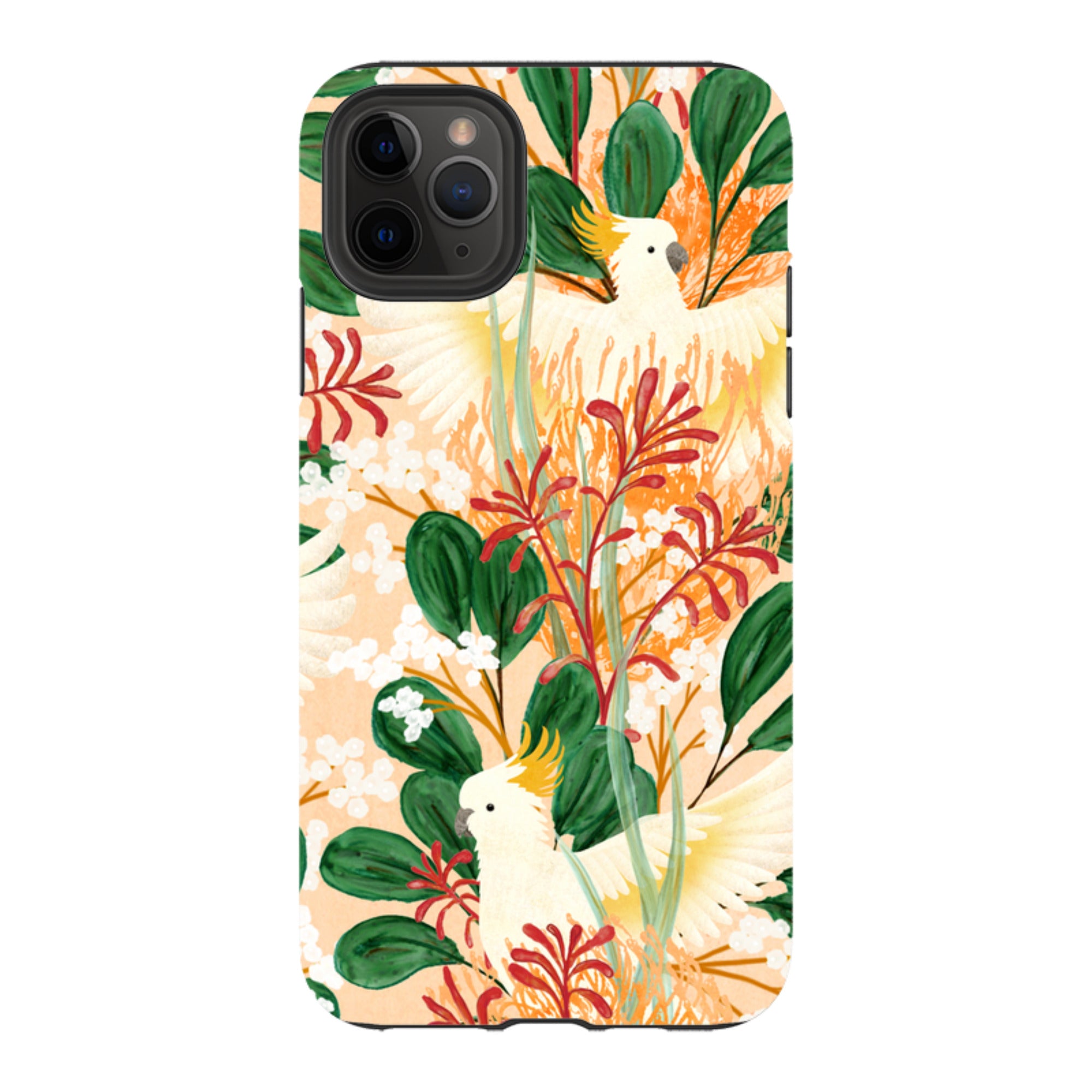 iPhone Tough Case - Cockatoo By Katherine Quinn