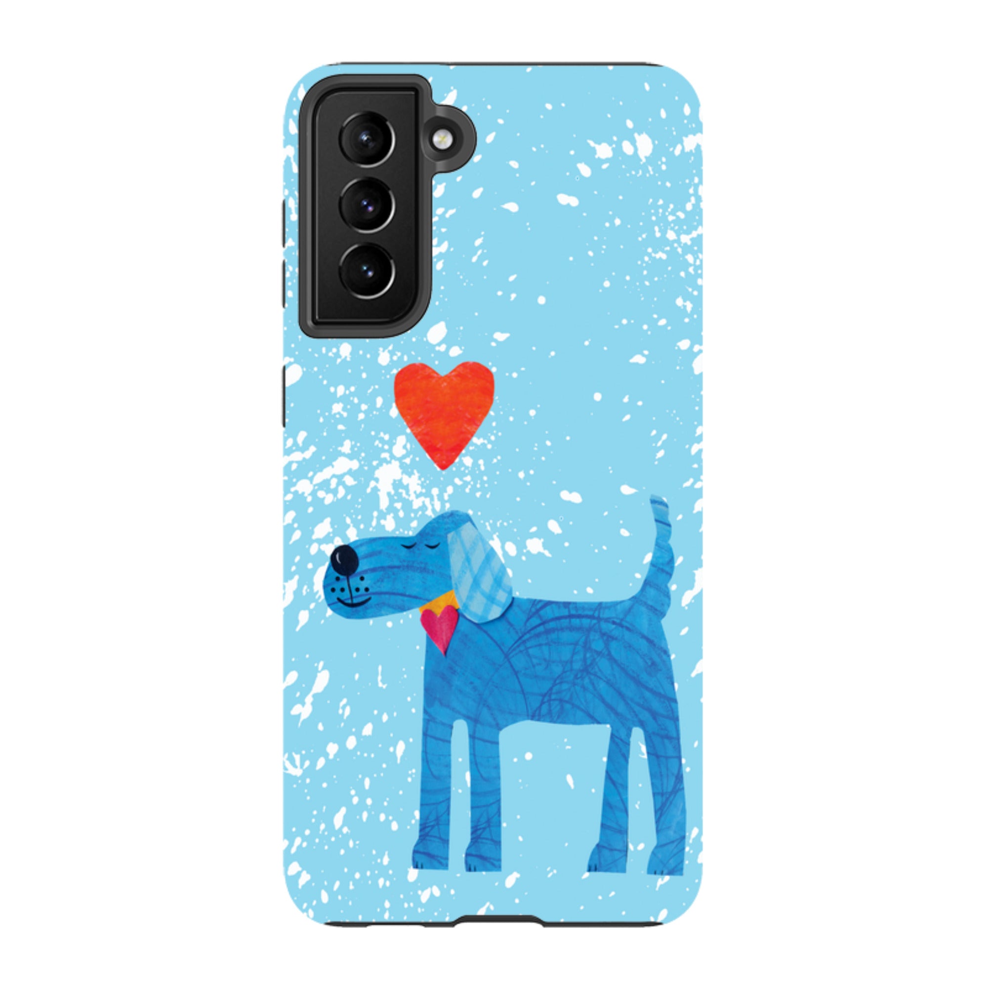 Samsung Tough Case - Blue Dog By Tracey English