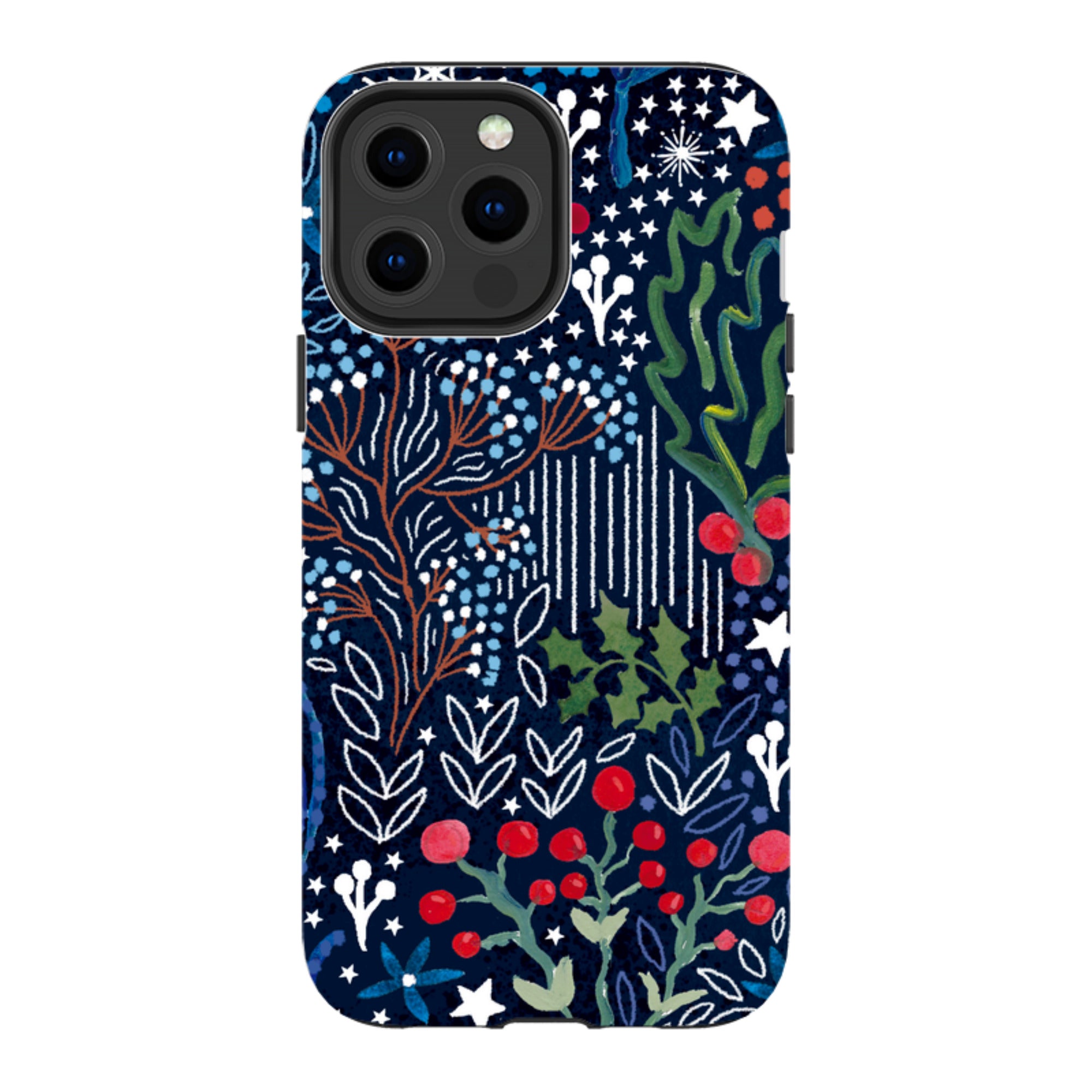 iPhone Tough Case - Winter Flowers II By Emma Frances Grant