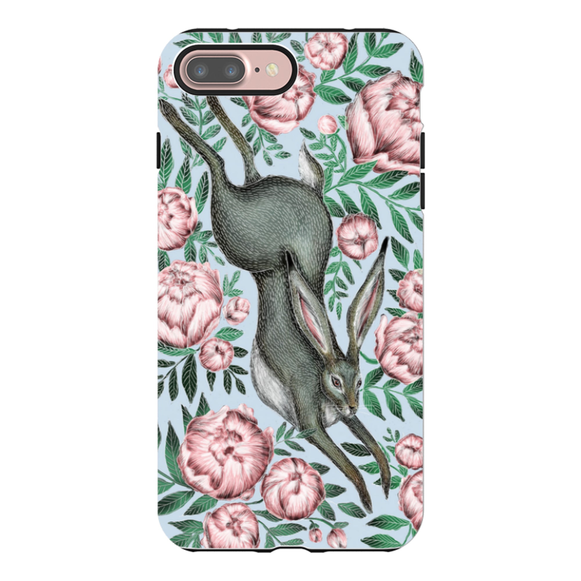 iPhone Tough Case - Hare And Peonies By Catherine Rowe