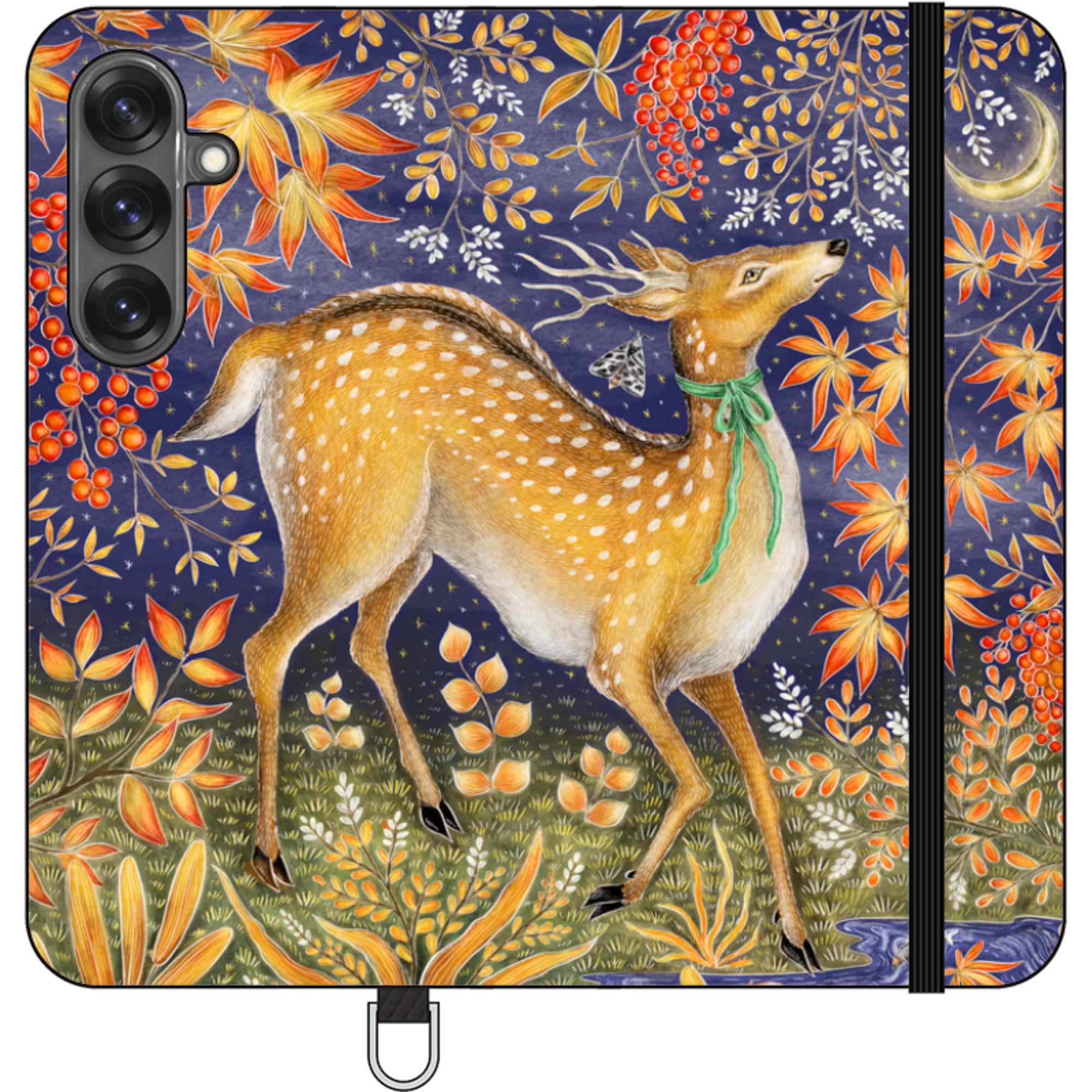 Autumn Deer Wallet Case By Catherine Rowe