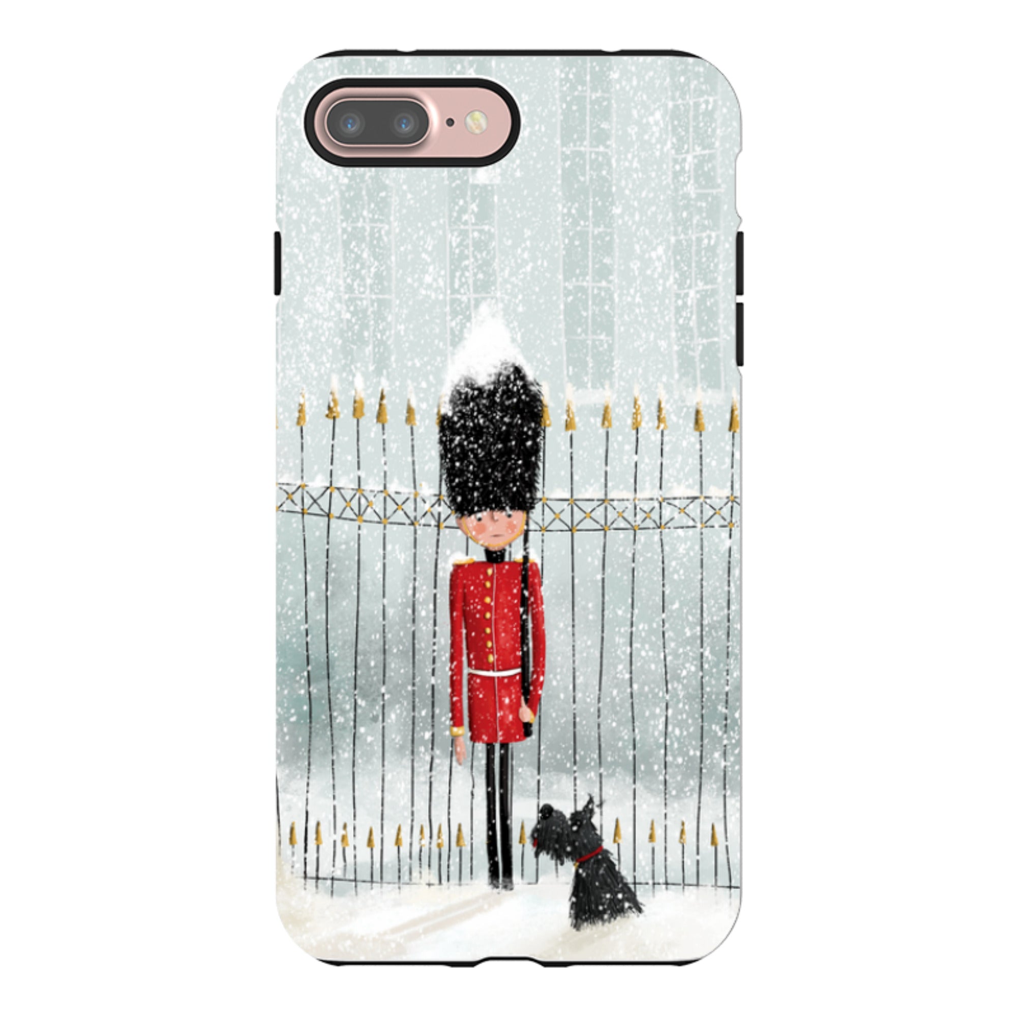 iPhone Tough Case - London In Snow By Maja Lindberg