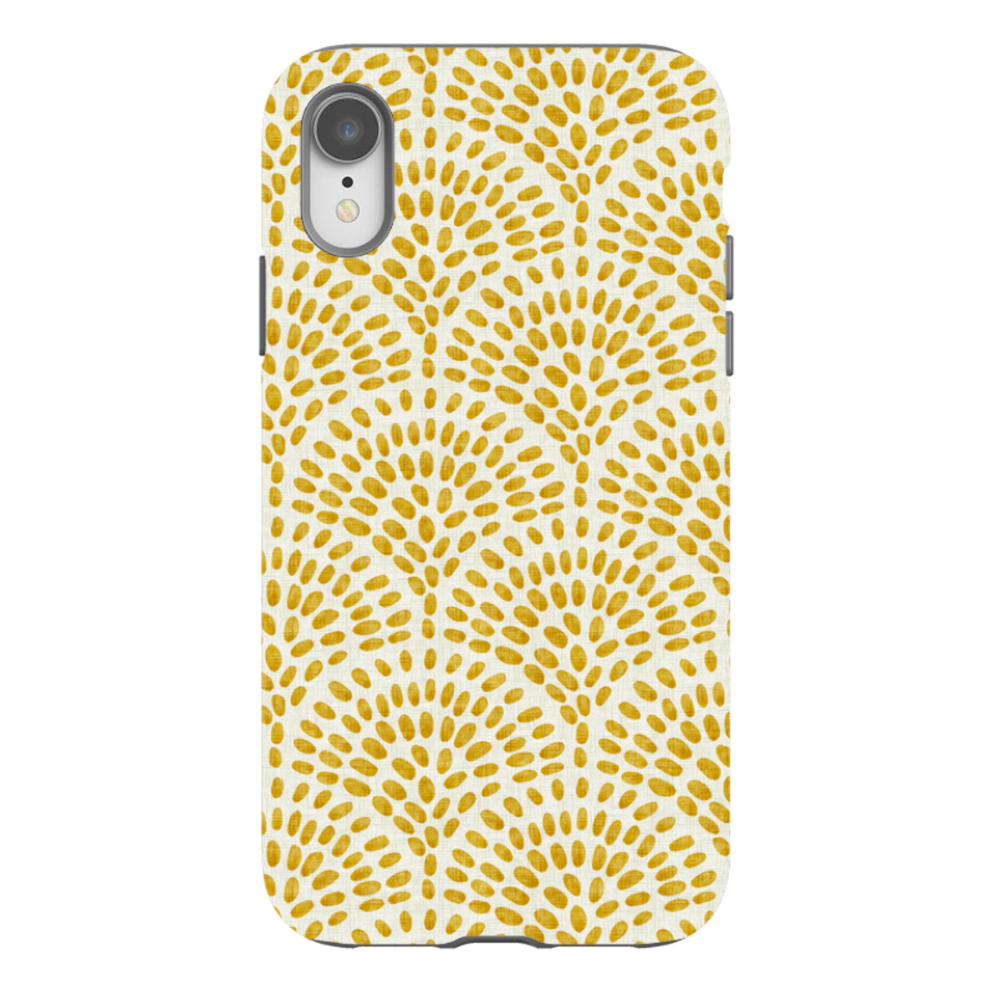 iPhone Tough Case - Scallop - Mustard By Katherine Quinn