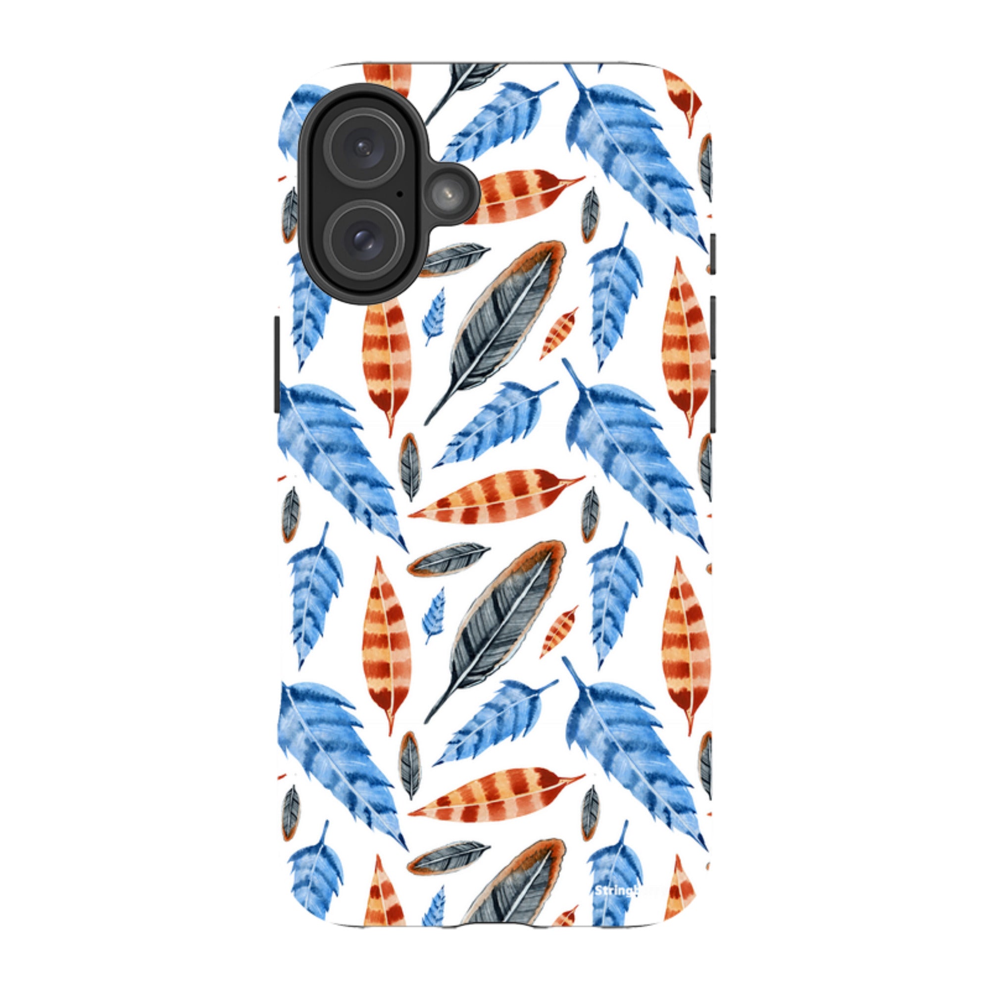 iPhone MagSafe Tough Case - Multi Feathers