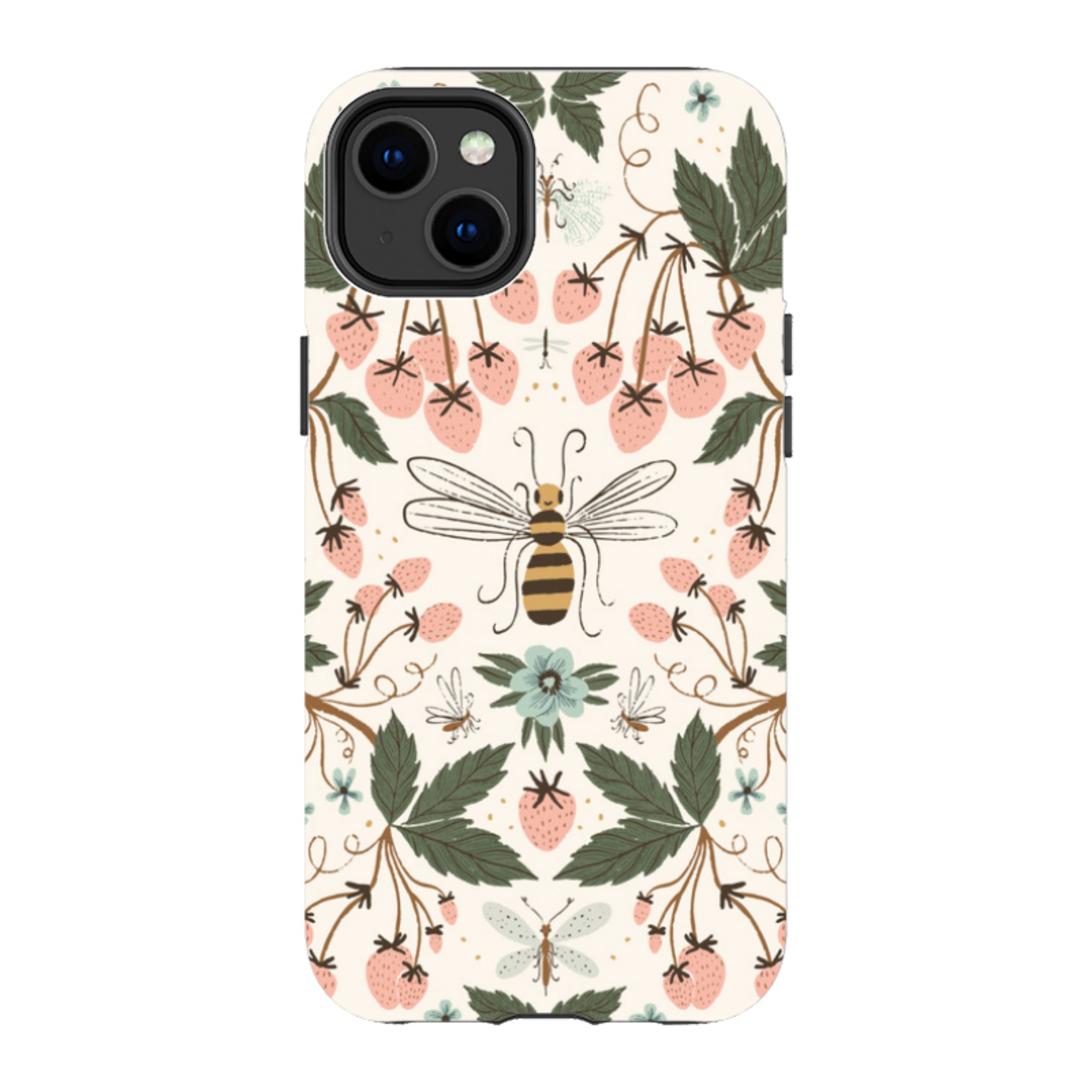 iPhone MagSafe Tough Case - Bugs and Berries By Meghann Rader