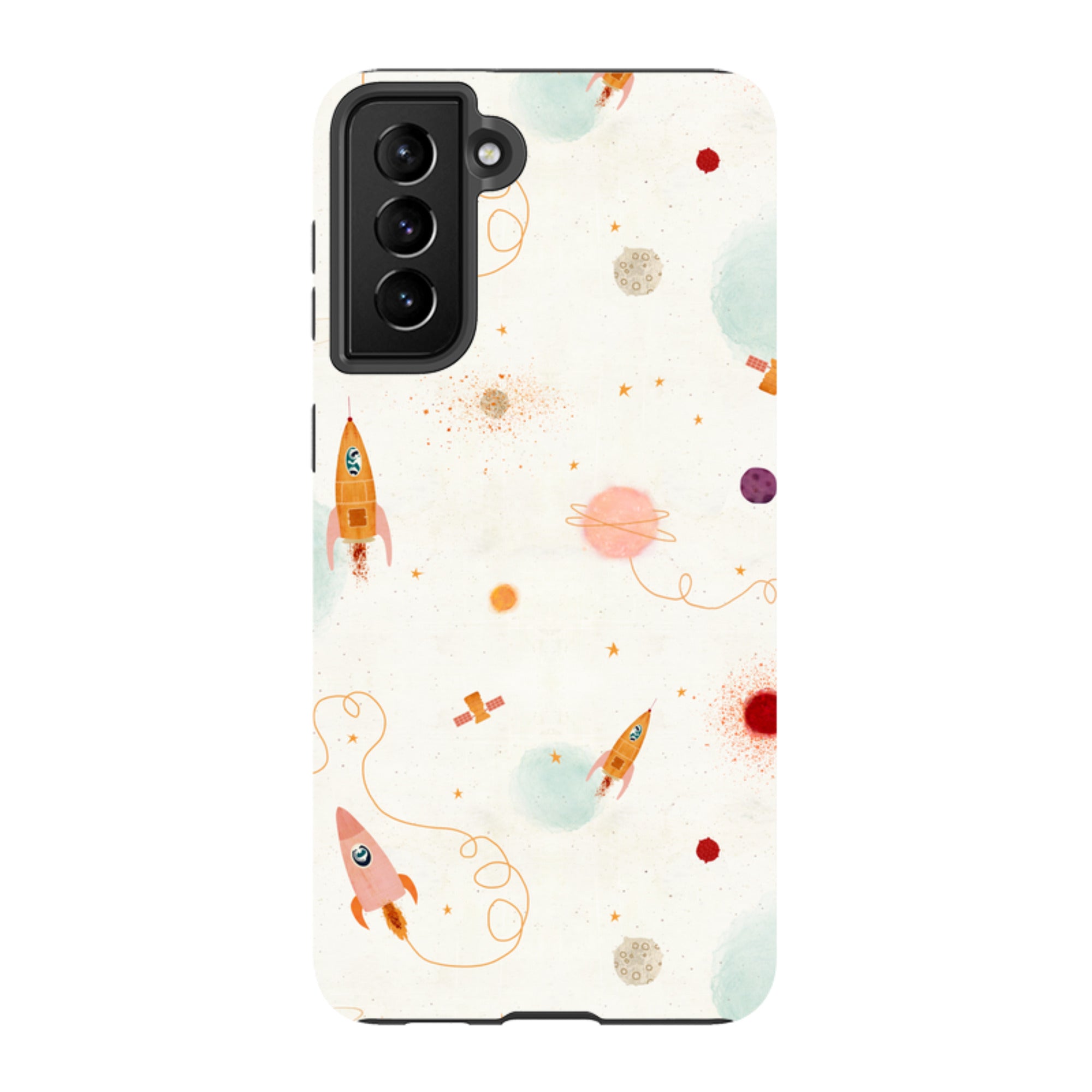 Samsung Tough Case - Rockets Cream By Katherine Quinn