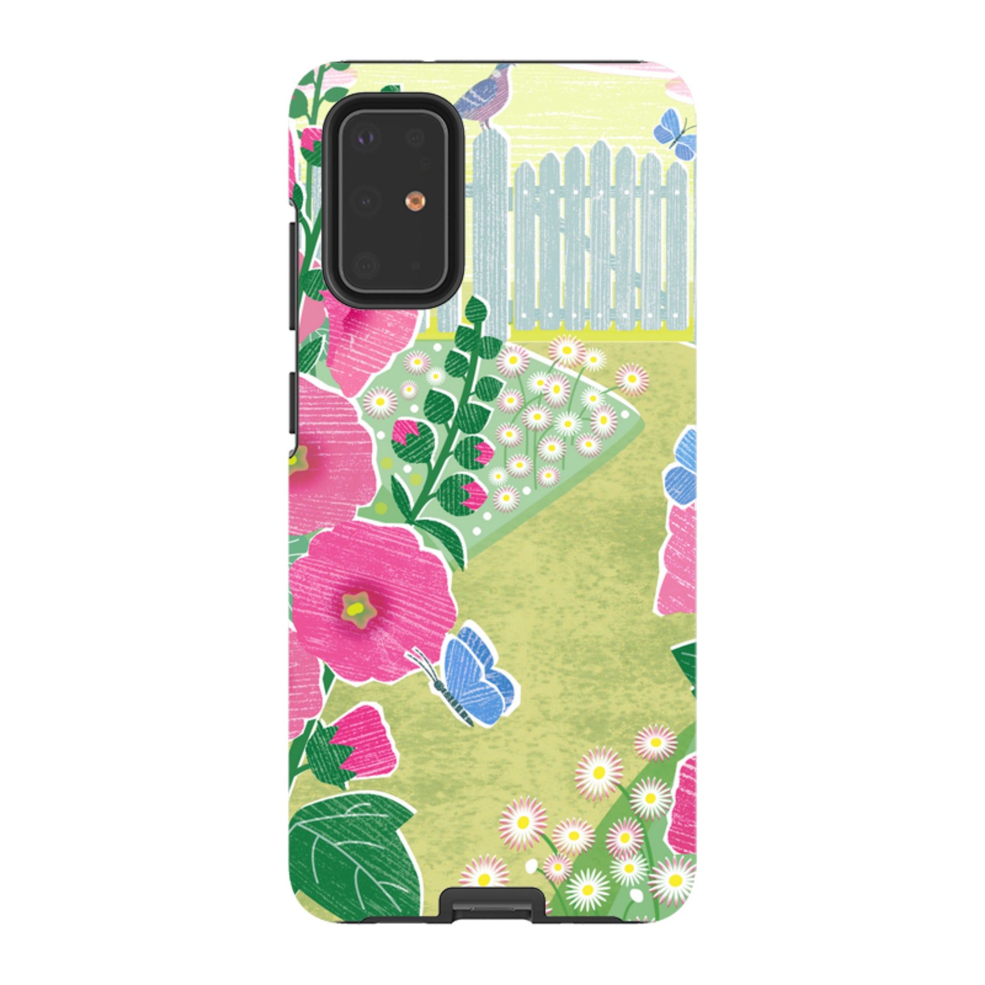 Samsung Tough Case - Hollyhocks By Liane Payne