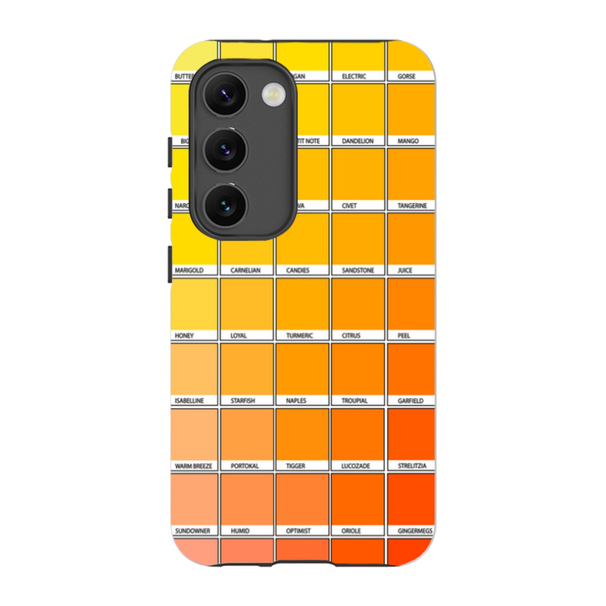 Samsung Tough Case - Yellow Chromology By Kitty Joseph