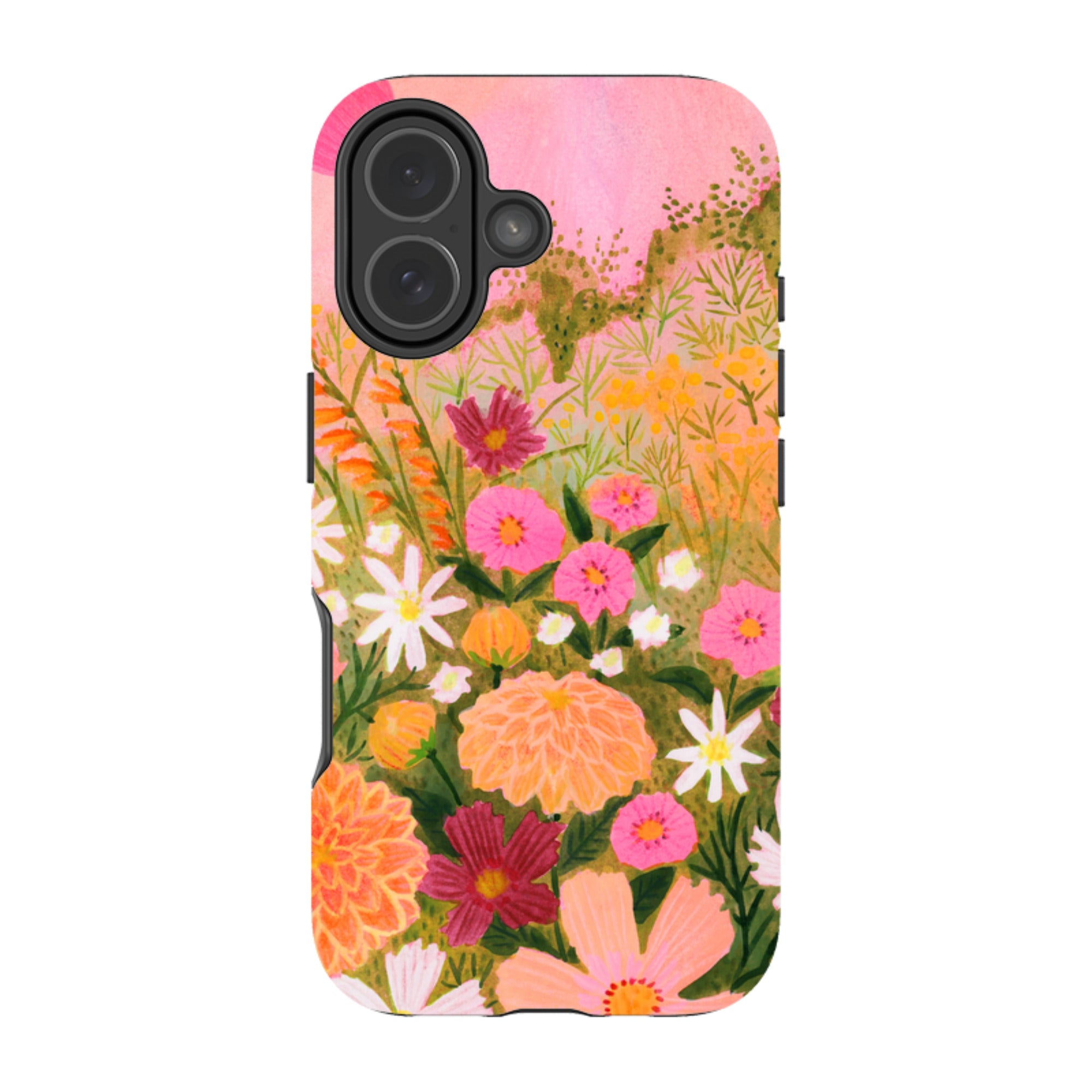 iPhone Tough Case - Flower Farm Sunset By Lee Foster Wilson