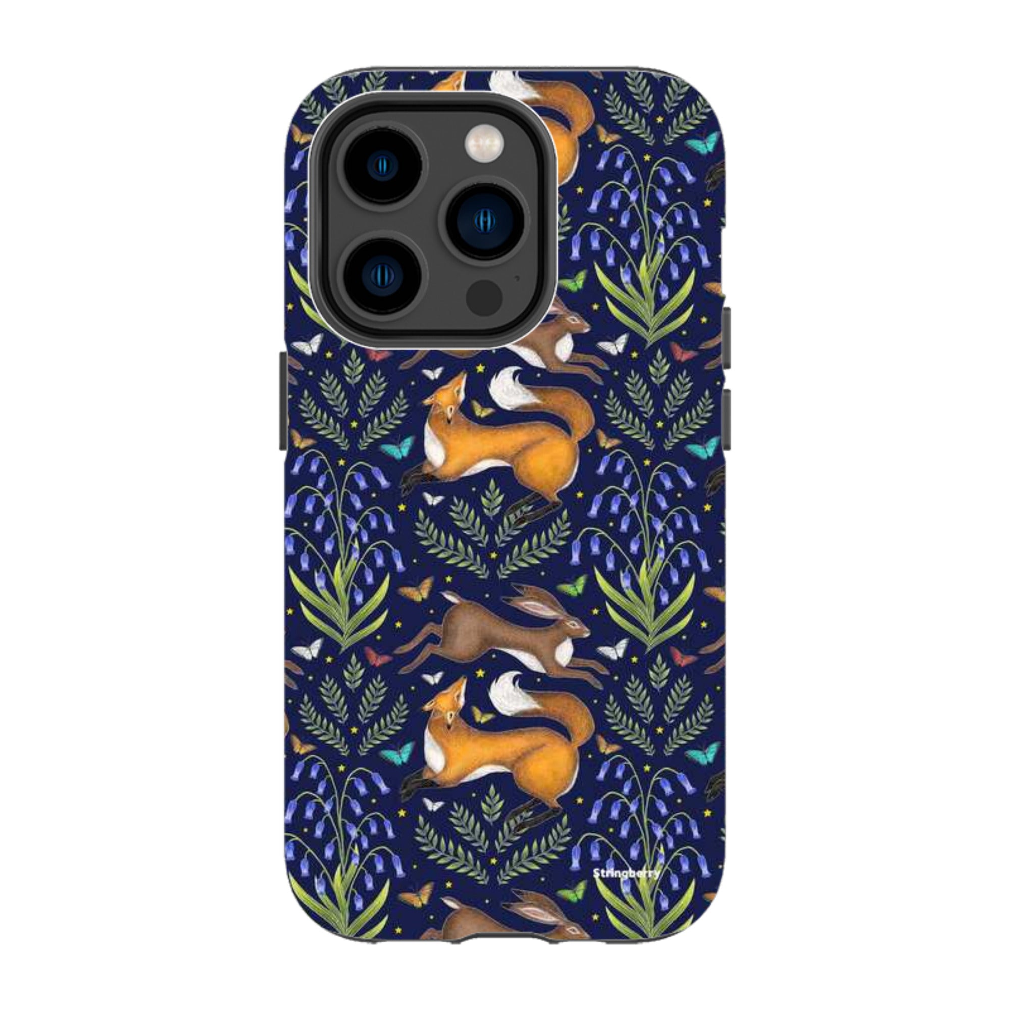 iPhone Tough Case - Fox And Hare By Catherine Rowe