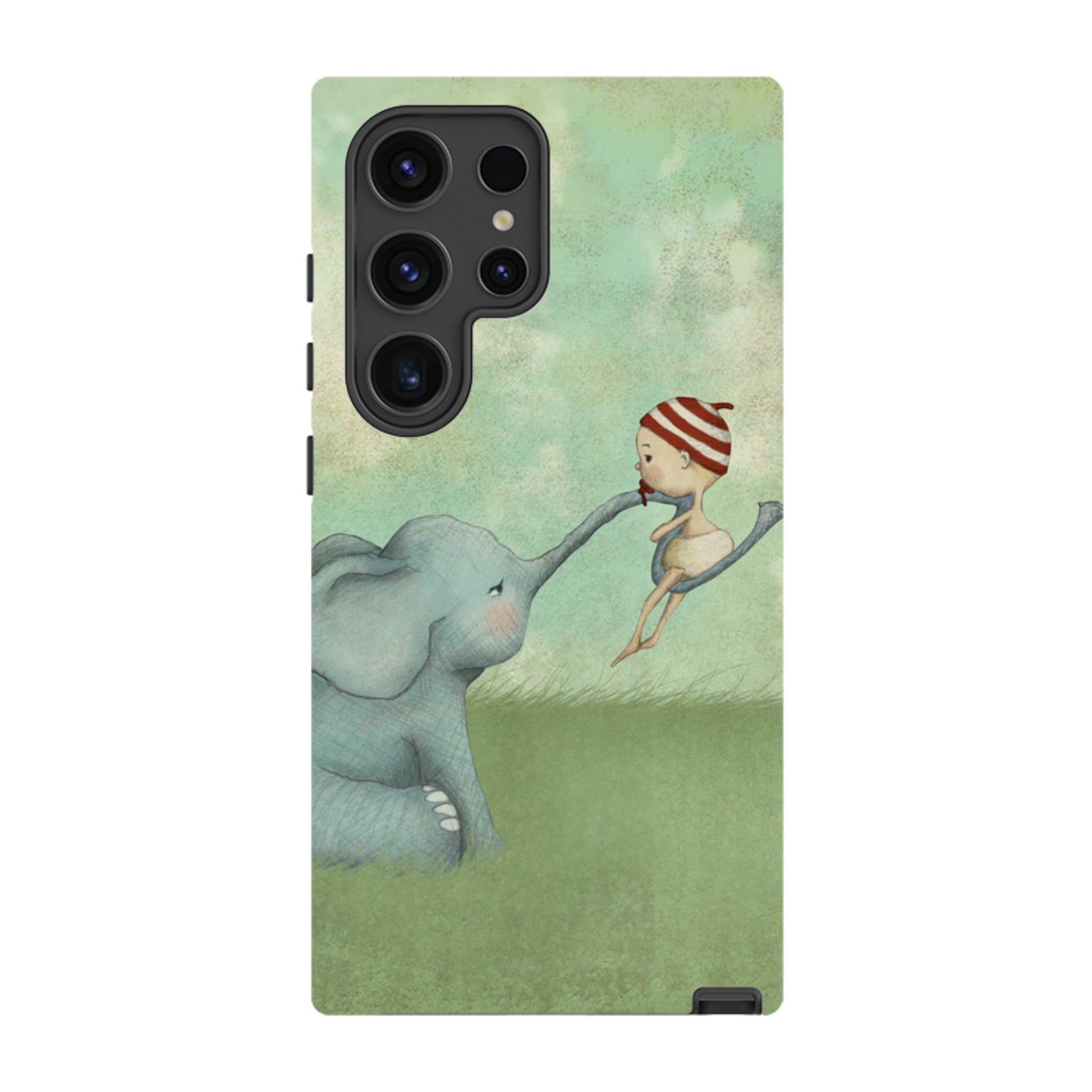 Samsung Tough Case - Elephant Baby By Maja Lindberg