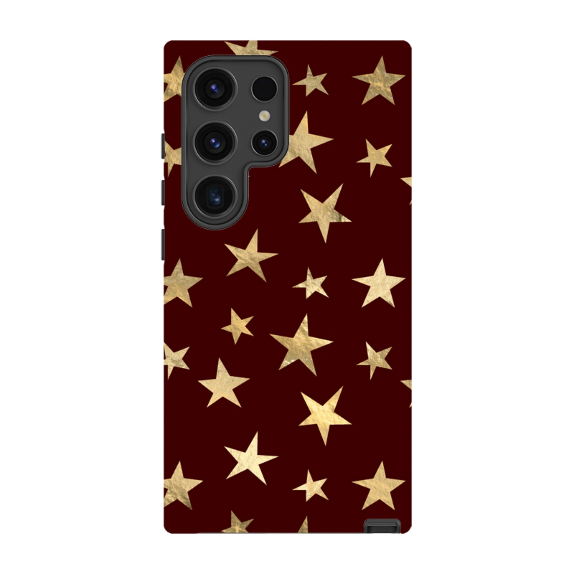 Samsung Tough Case - Brown and Gold Stars