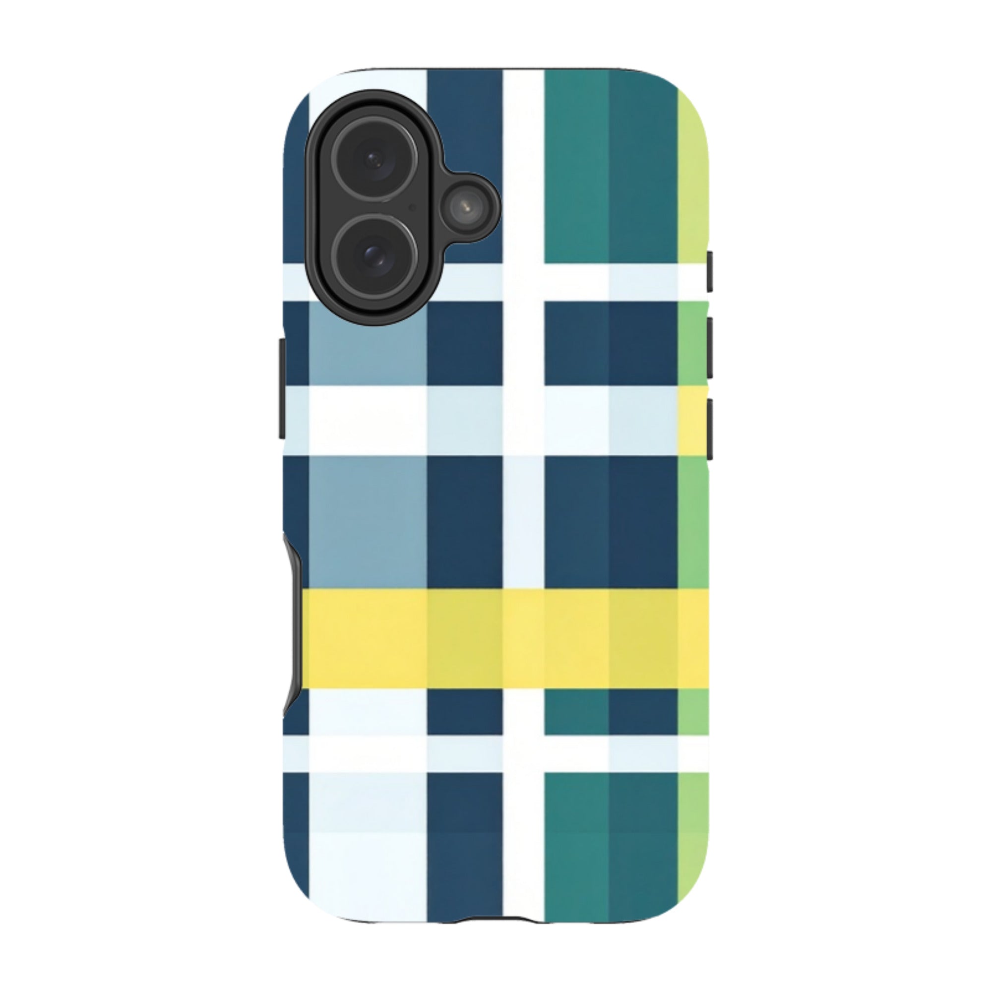 iPhone MagSafe Tough Case - Forest Gingham