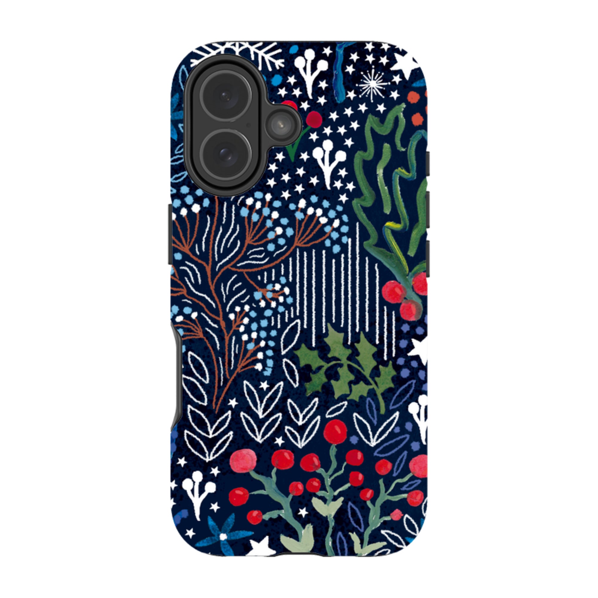iPhone Tough Case - Winter Flowers II By Emma Frances Grant