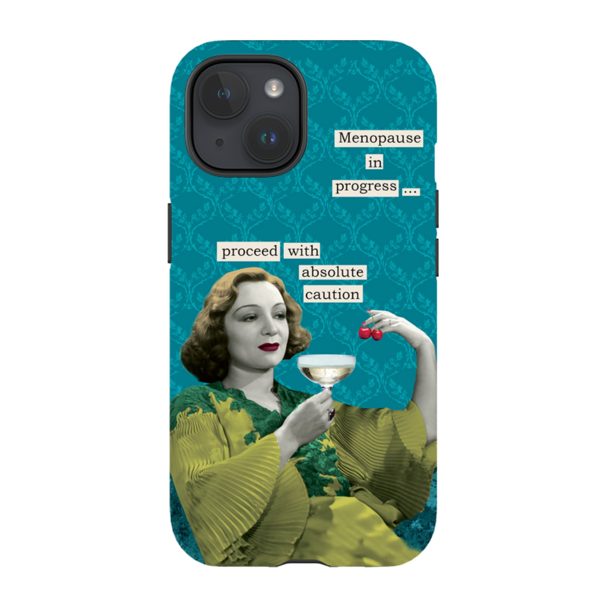 iPhone Tough Case - Menopause In Progress By Clare Jordan