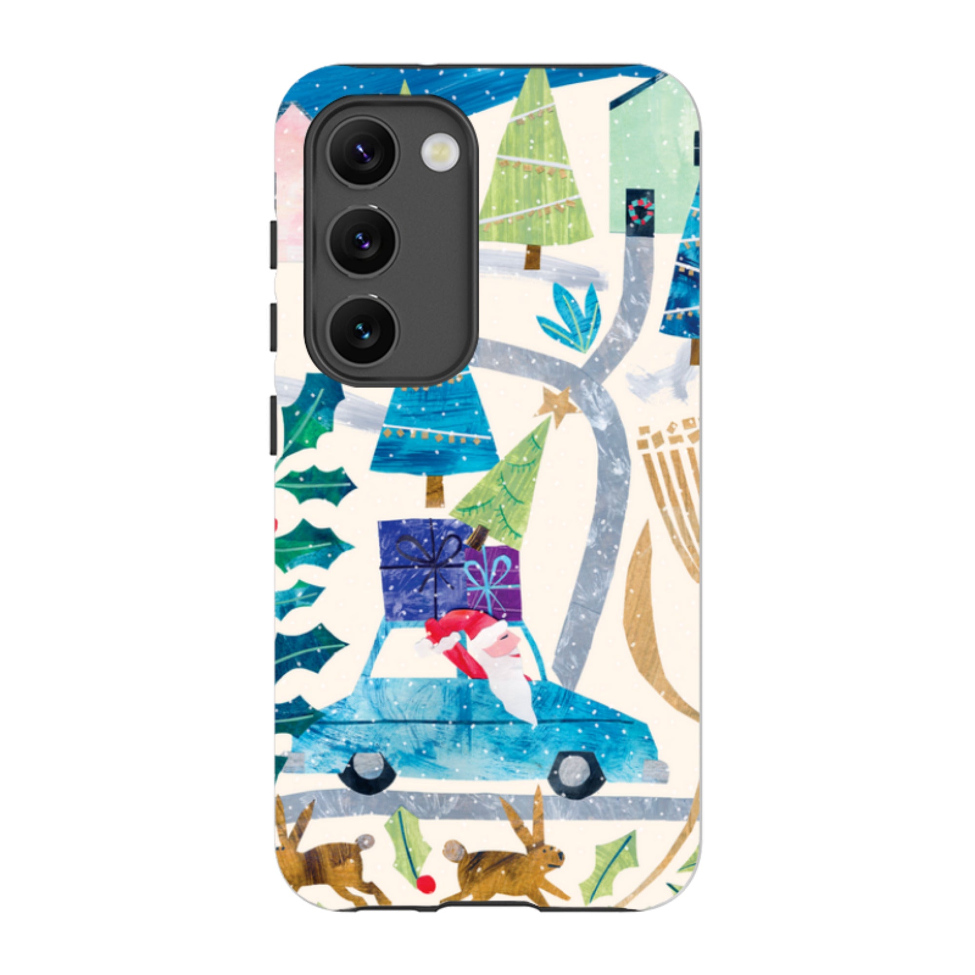 Samsung Tough Case - Santa Driving Home By Tracey English