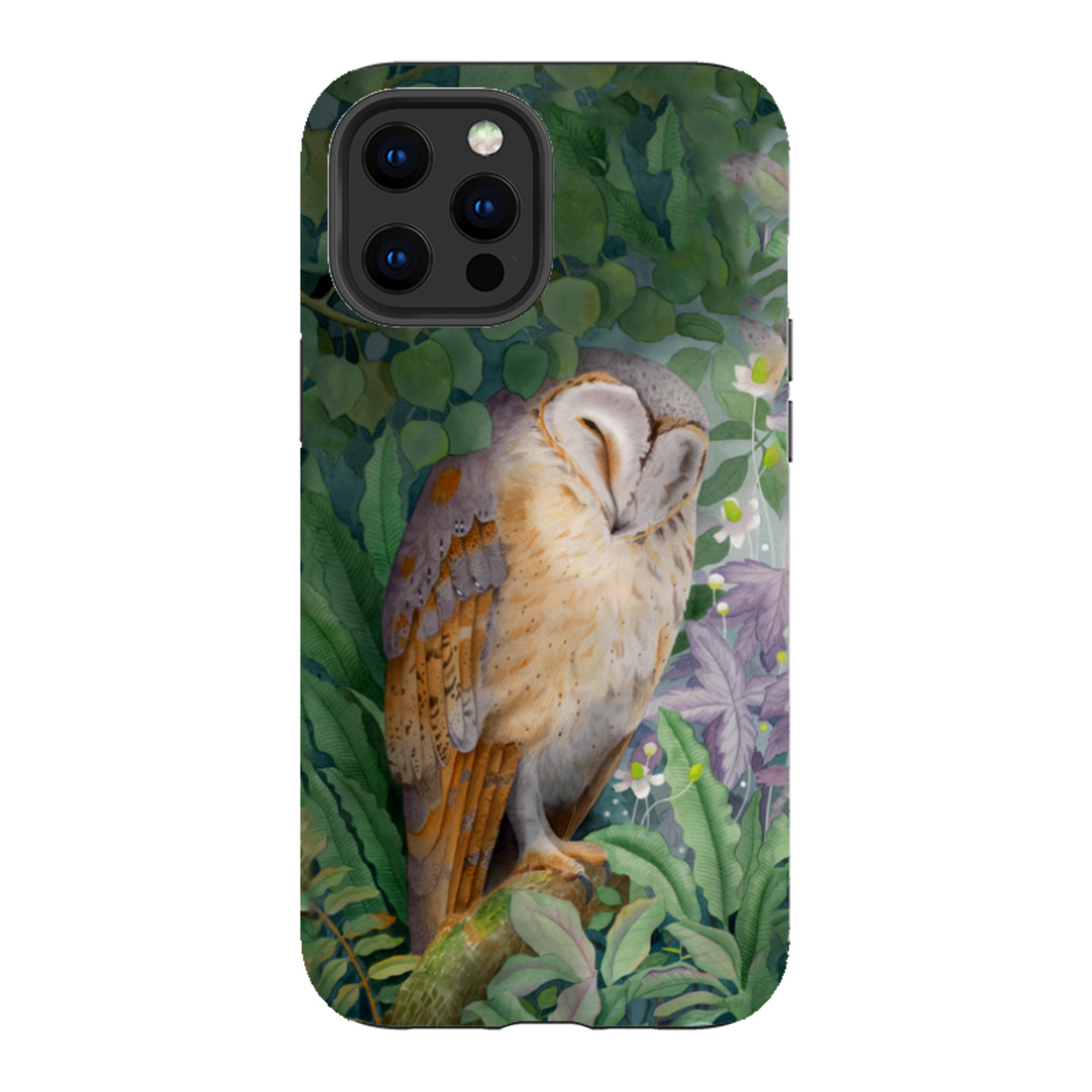 iPhone Tough Case - Sleepy Owl By Bex Parkin