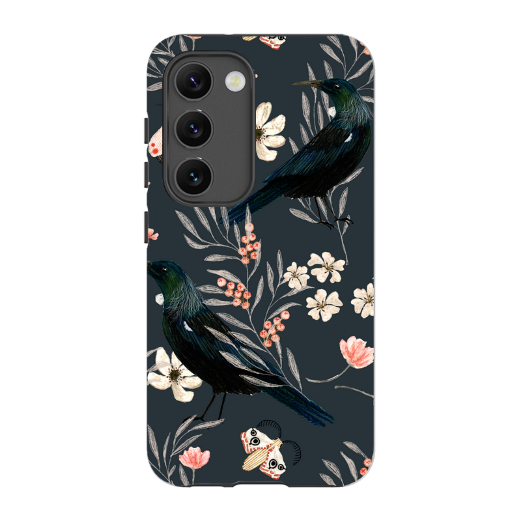 Samsung Tough Case - Moths And Tuis By Katherine Quinn