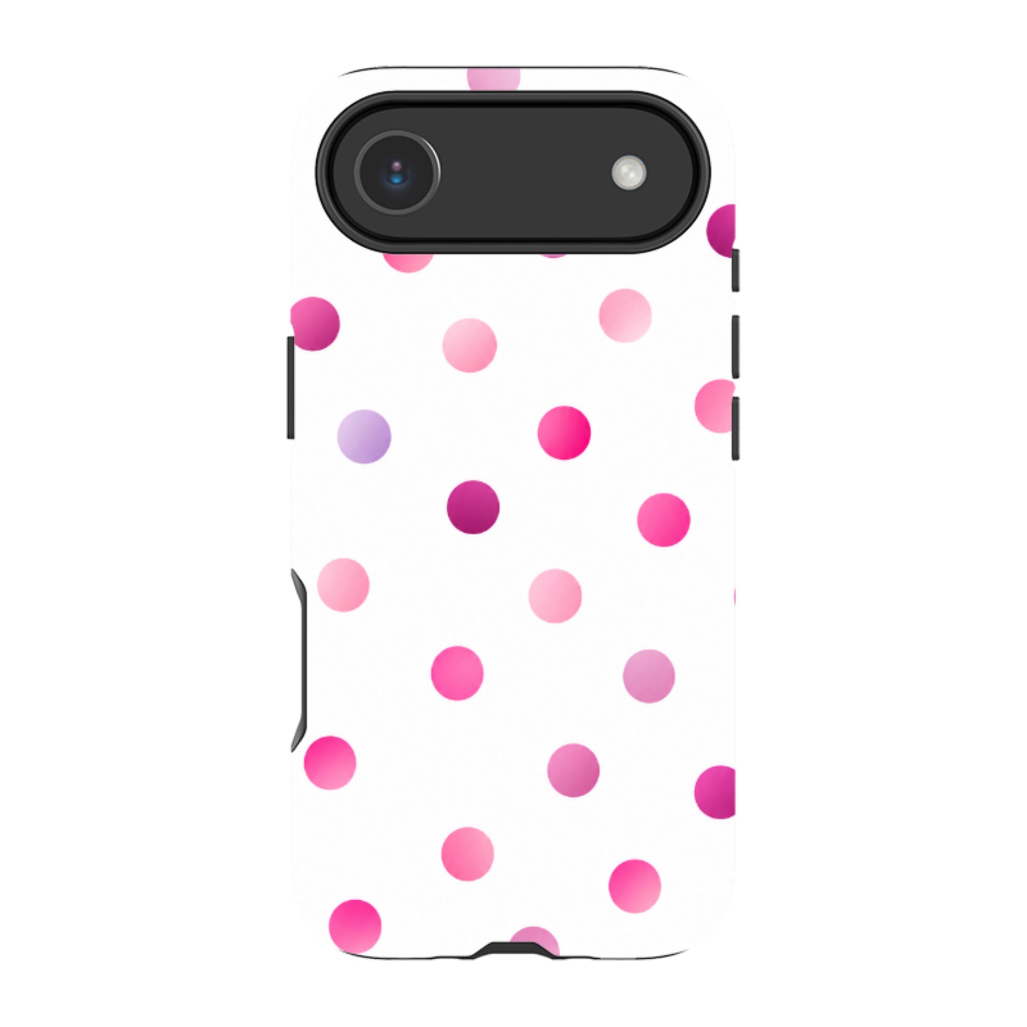 iPhone MagSafe Tough Case - Pink Polka Dot