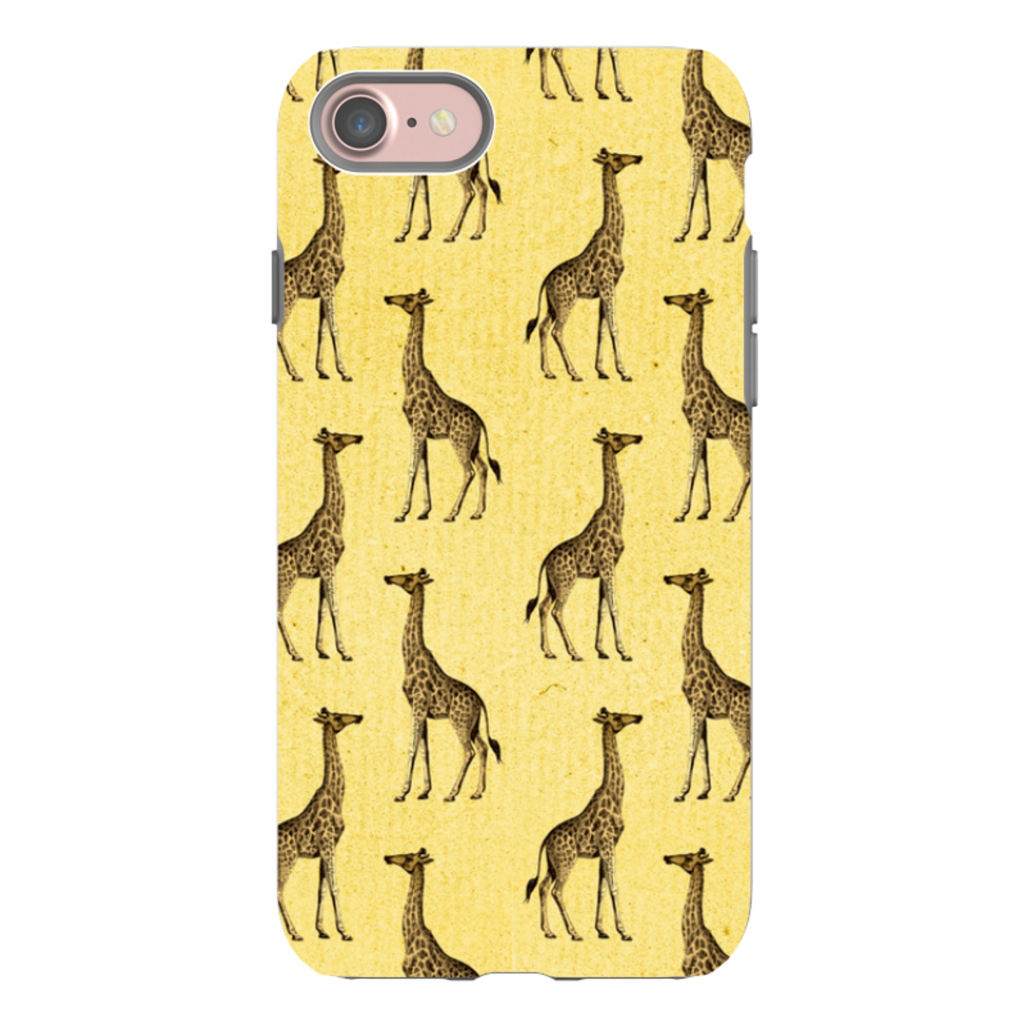 iPhone Tough Case - Yellow Giraffe