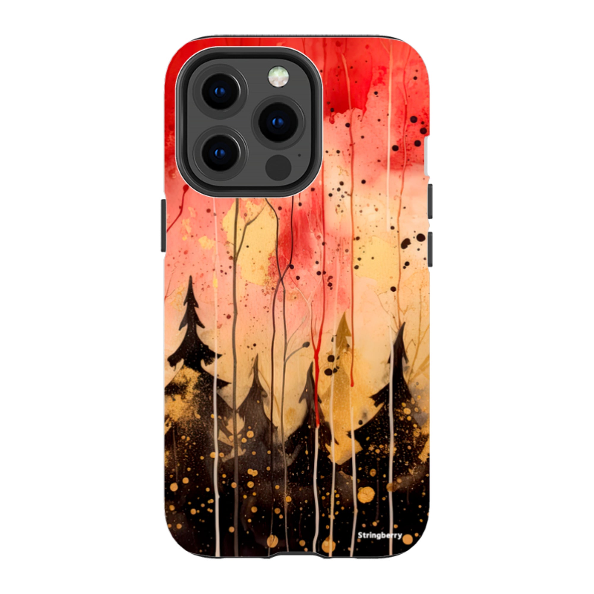 iPhone MagSafe Tough Case - Watercolour Winter Forest