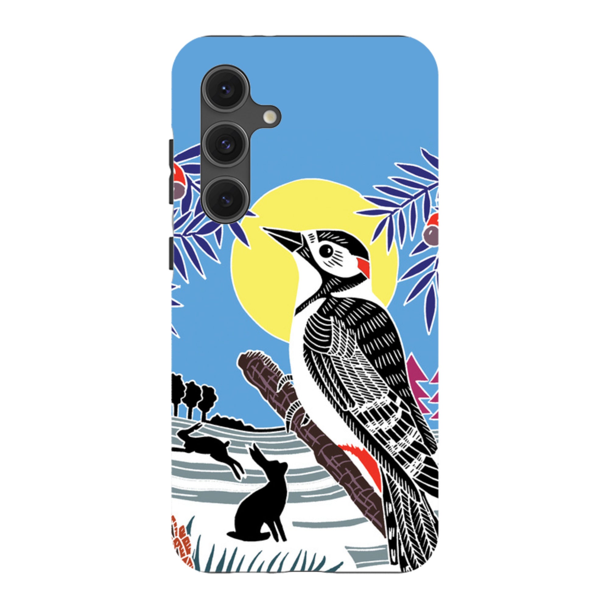 Samsung Tough Case - Woodpecker Yellow By Kate Heiss