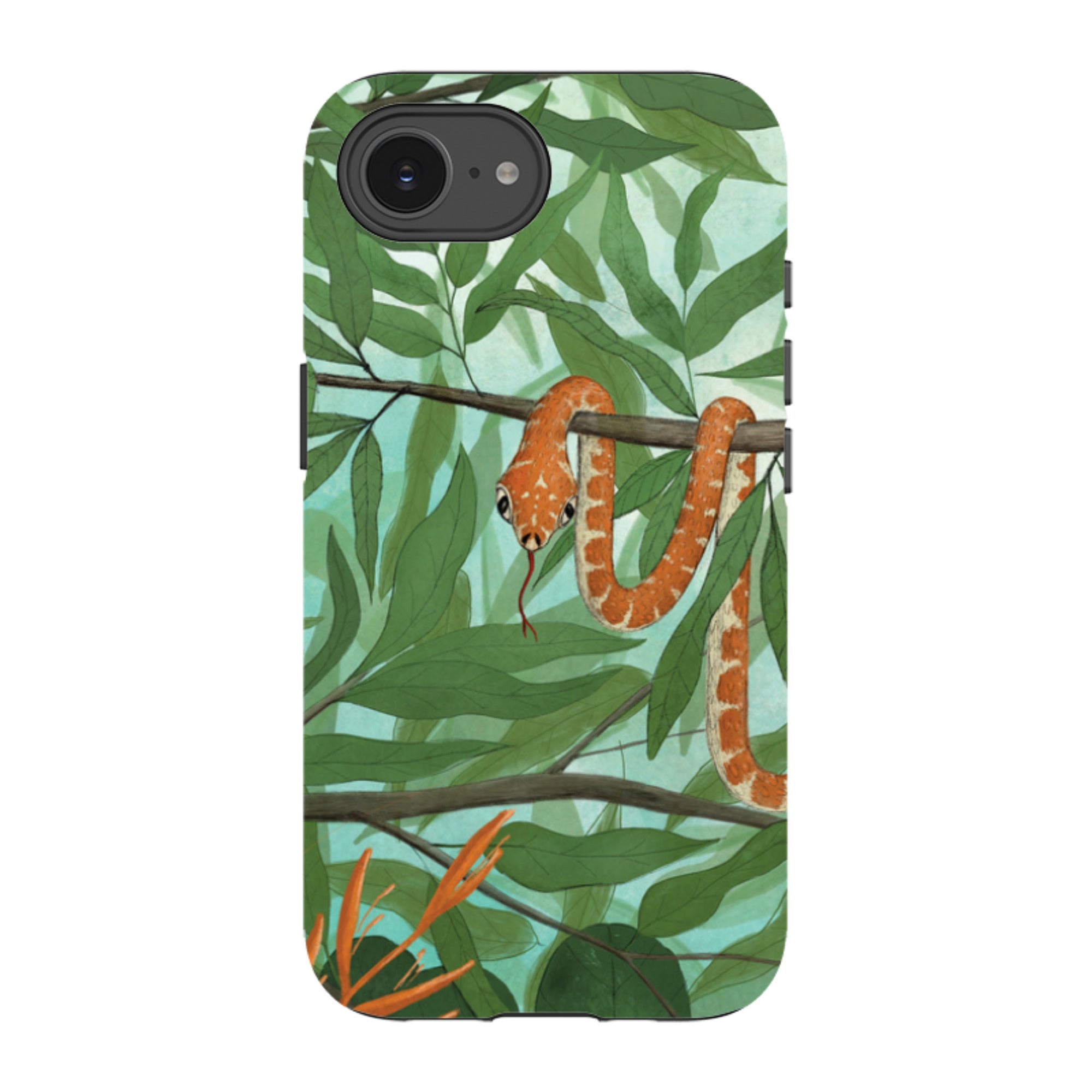 iPhone Tough Case - Snake By Maja Lindberg