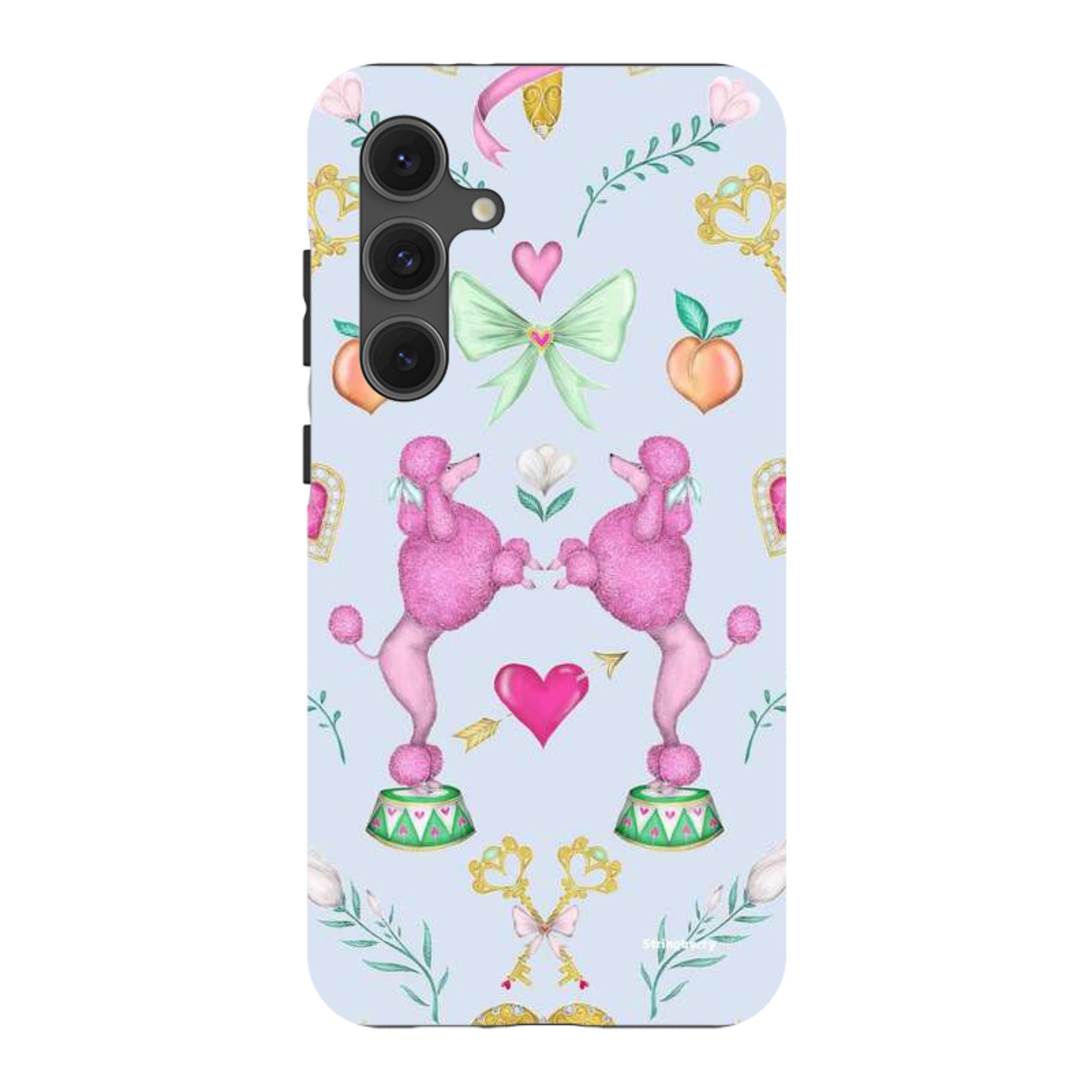 Samsung Tough Case - Pink Poodle Parlour Powder By Catherine Rowe