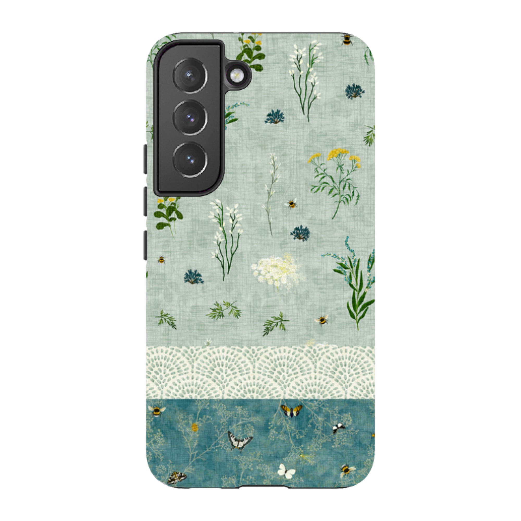 Samsung Tough  Case - Song Bird Florals and Bees 2 By Katherine Quinn