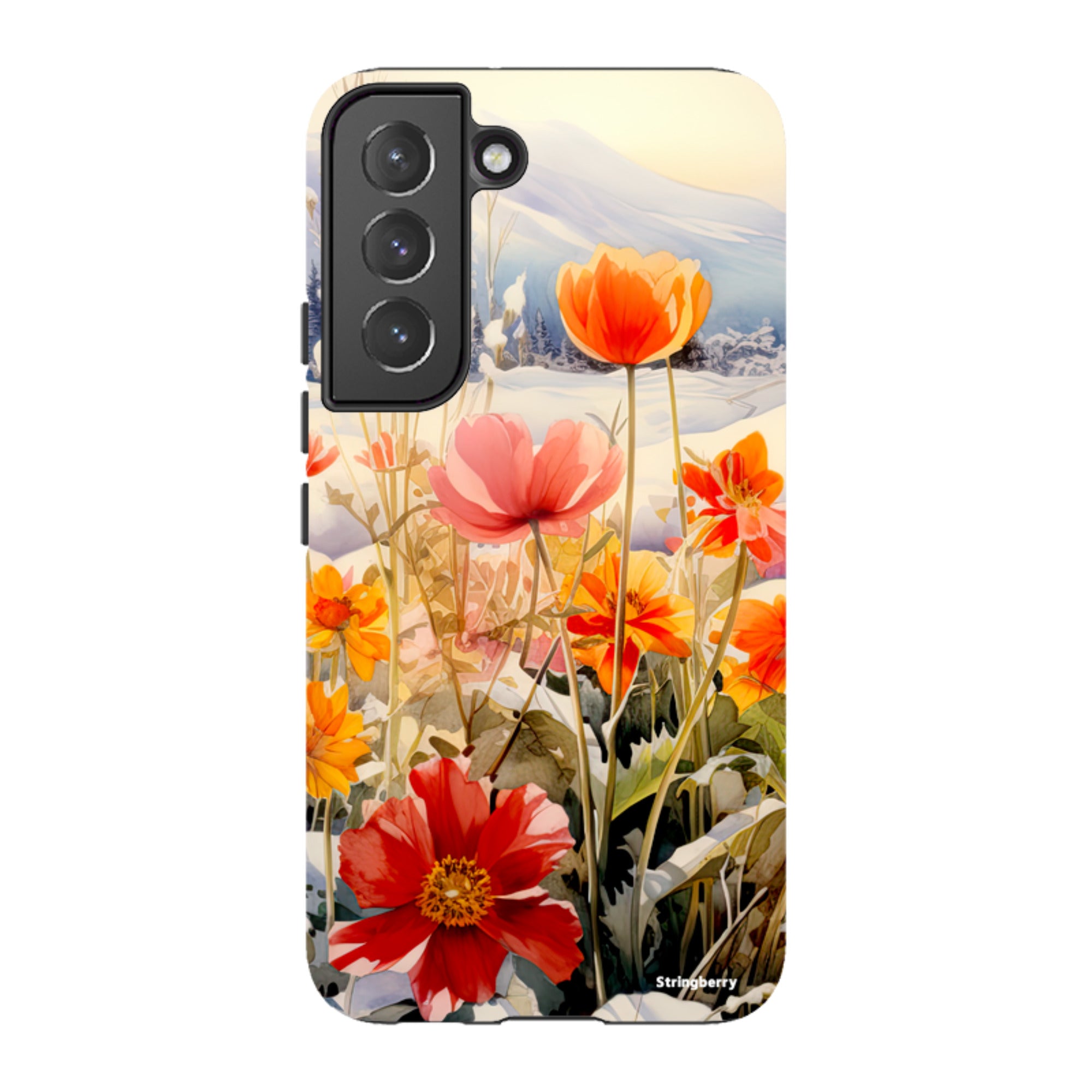 Samsung Tough Case - Winter Wild Flowers II