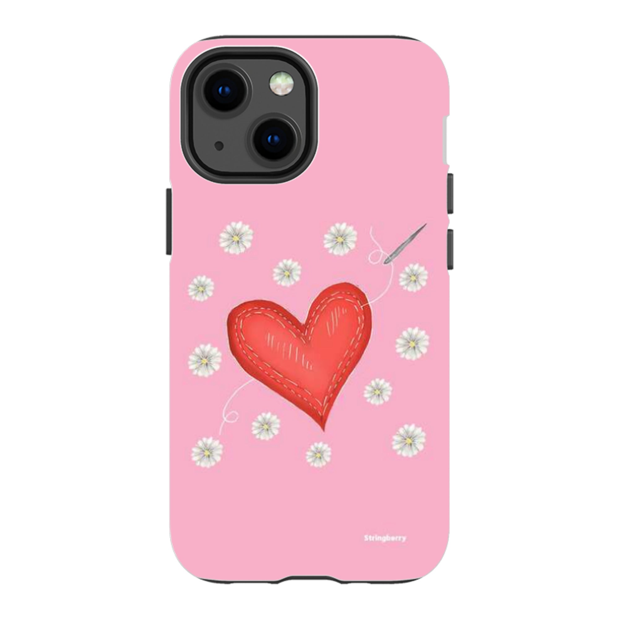 iPhone Tough Case - Love Heart Sewing By Catherine Rowe