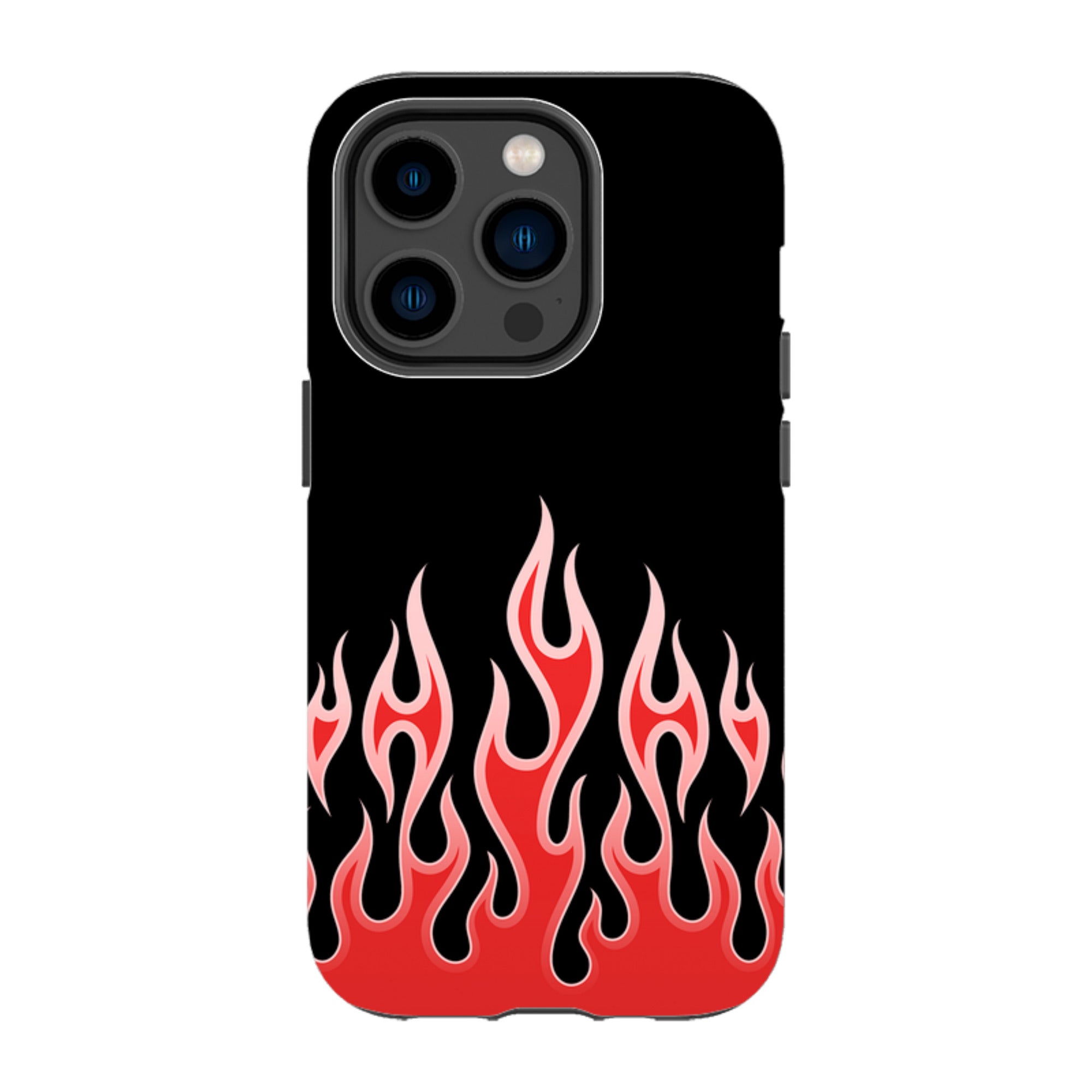 iPhone Tough Case - Red Flames