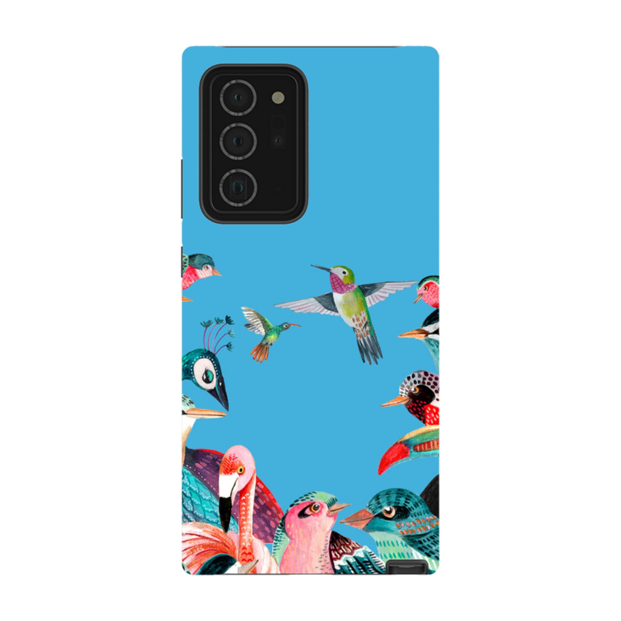 Samsung Tough Case - Blue Birds By Caroline Bonne Muller